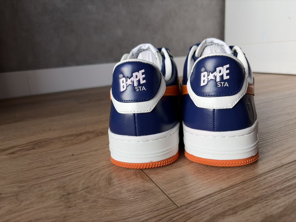 Bape A Bathing Ape Bape Sta #3 M2 White Blue Orange US 7 Size US 7 / EU 40 - 8 Thumbnail