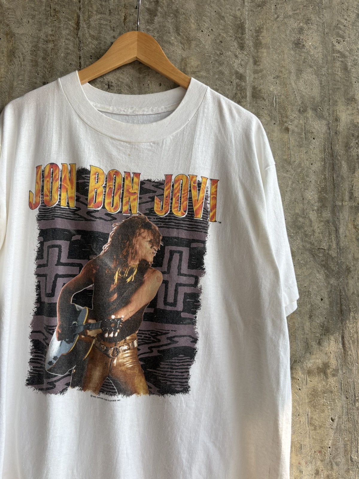 Vintage Bon Jovi Blaze of Glory 1990 Size US XL / EU 56 / 4 - 4 Thumbnail