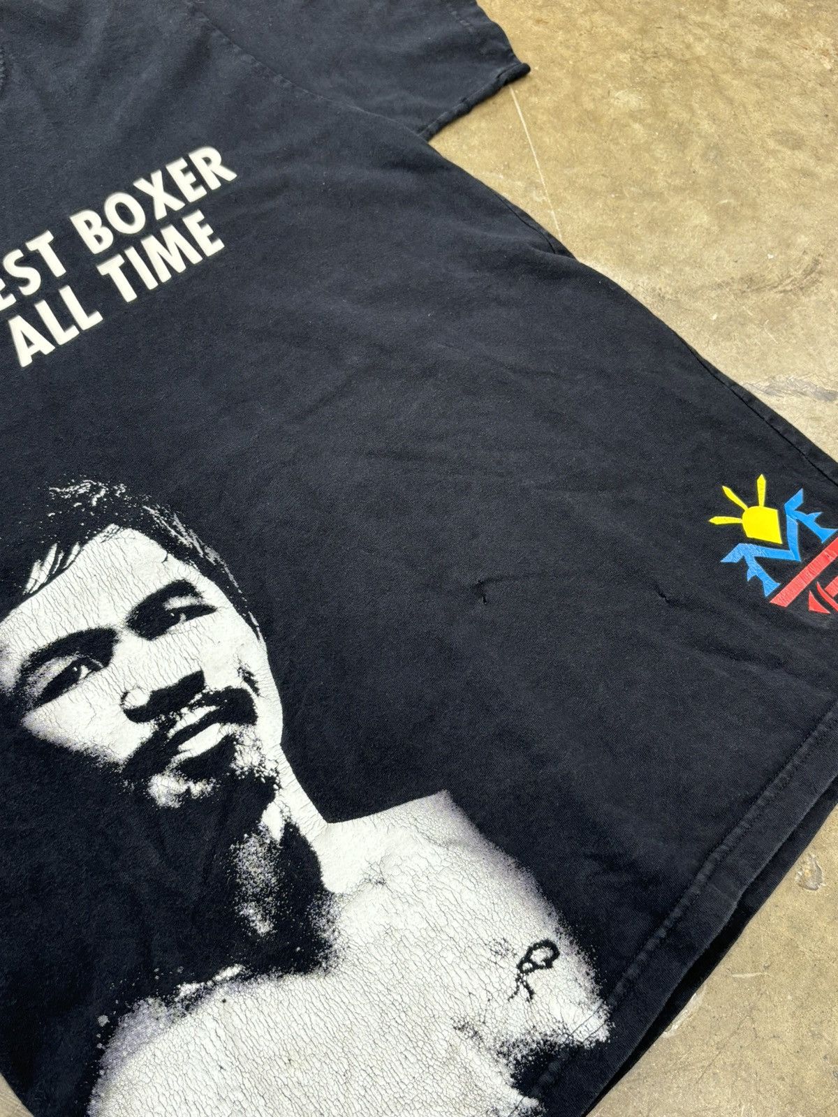 Vintage Vintage Manny Pacquiao Greatest Boxer Tee Medium Size US M / EU 48-50 / 2 - 5 Thumbnail