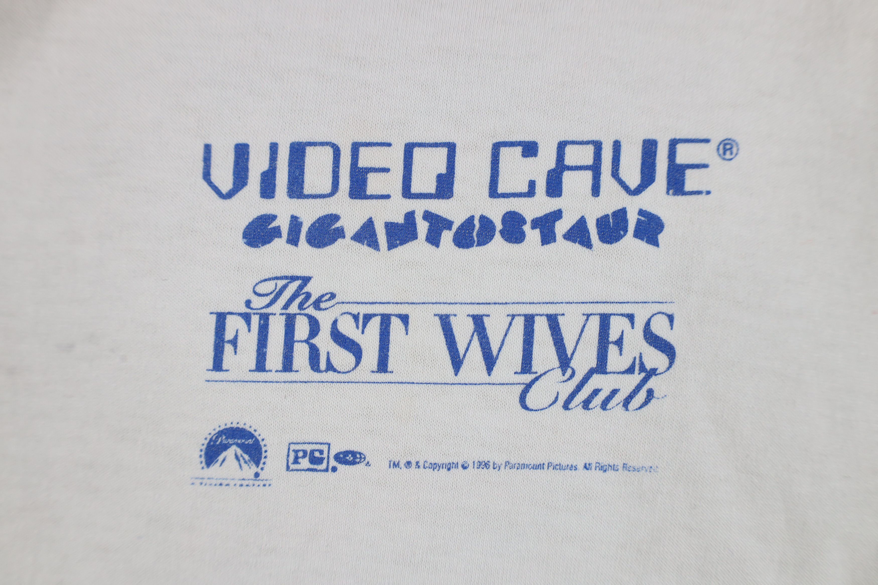 Vintage Vintage 90s Gigantostaur The First Wives Club T-Shirt USA Size L / US 10 / IT 46 - 4 Thumbnail