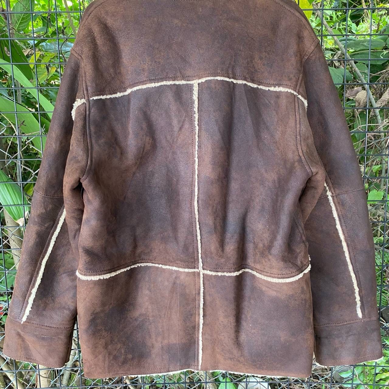 Vintage Vtg Wind Amor Sheepskin Leather Jacket Size US L / EU 52-54 / 3 - 10 Thumbnail