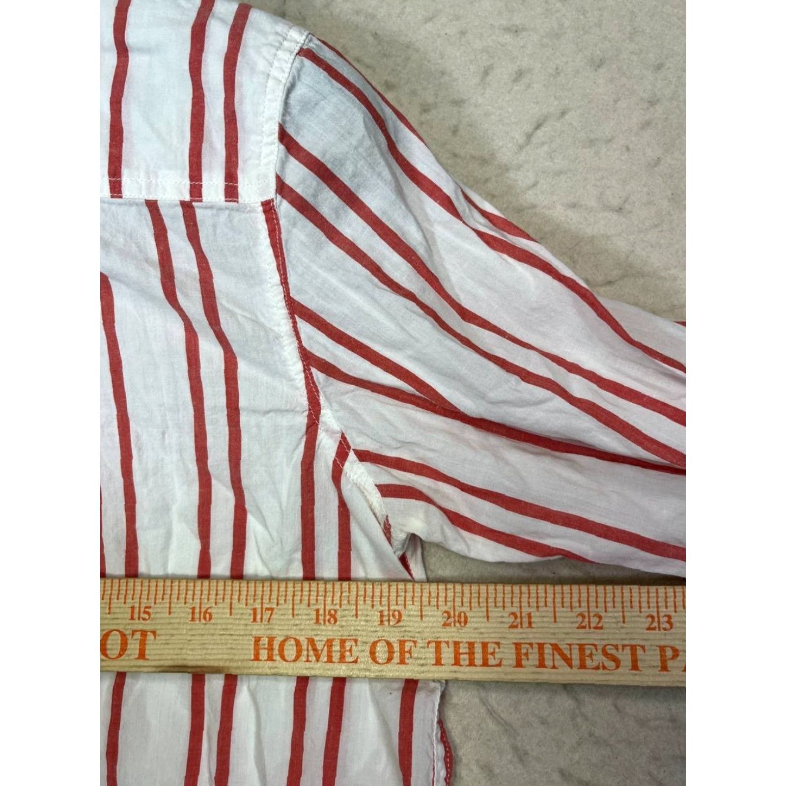 Marine Layer Marine Layer Button-Up Shirt Long Sleeve Striped Women M Multicolor Size M / US 6-8 / IT 42-44 - 4 Thumbnail