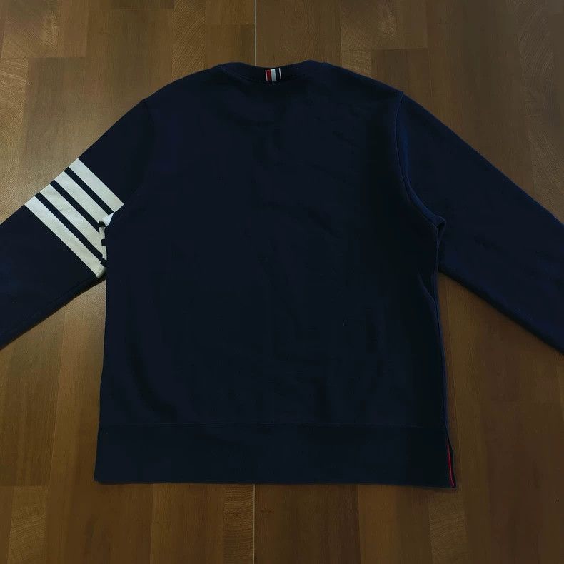 Thom Browne Thom Browne Round neck hoodie Size US XL / EU 56 / 4 - 2 Thumbnail