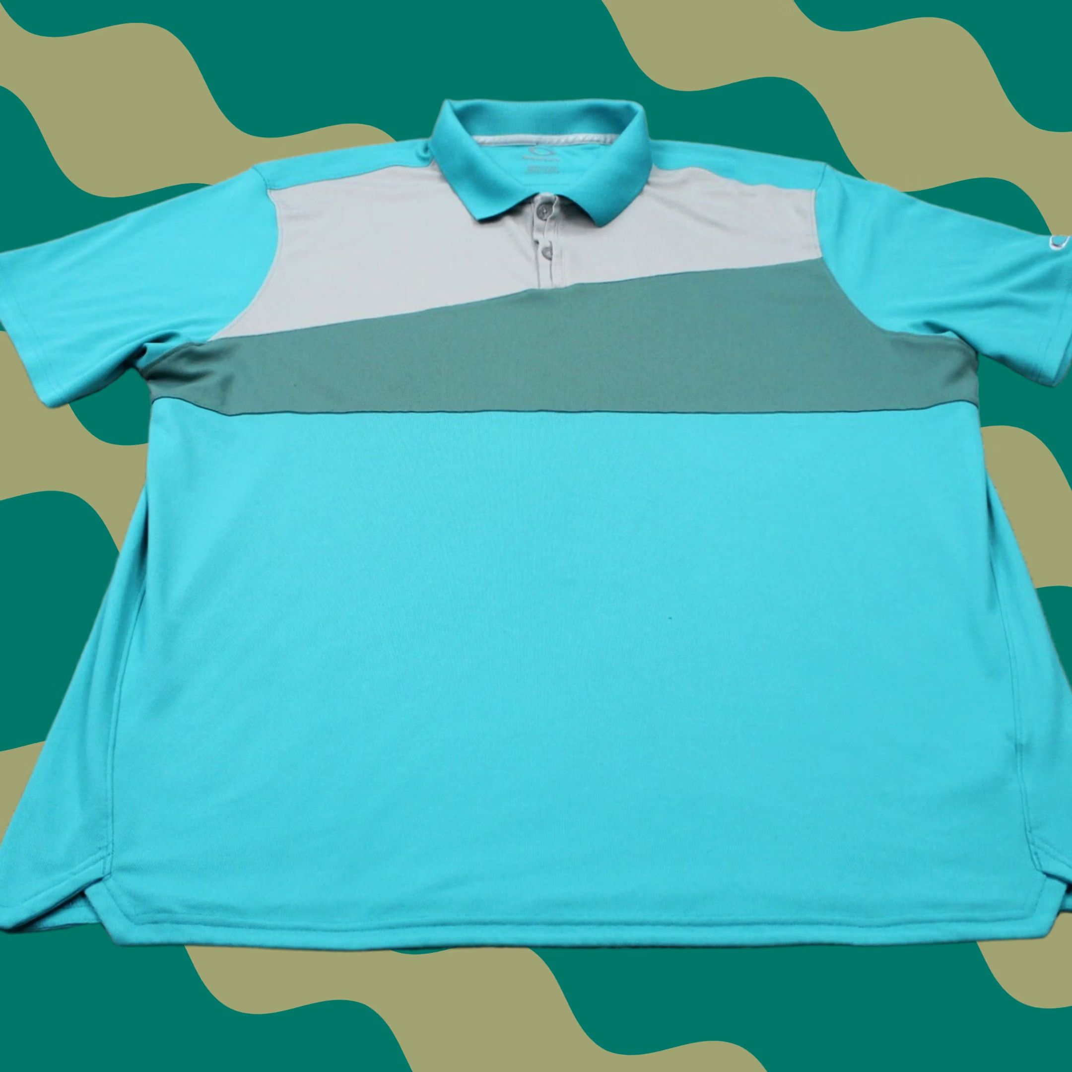 Oakley Oakley Polo Shirt Mens 2XL XXL Green Hydrolix Regular Fit Short Sleeve Polo Shirt Mens Green Hydrolix Regular Fit Short Sleeve Size US XXL / EU 58 / 5 - 1 Thumbnail