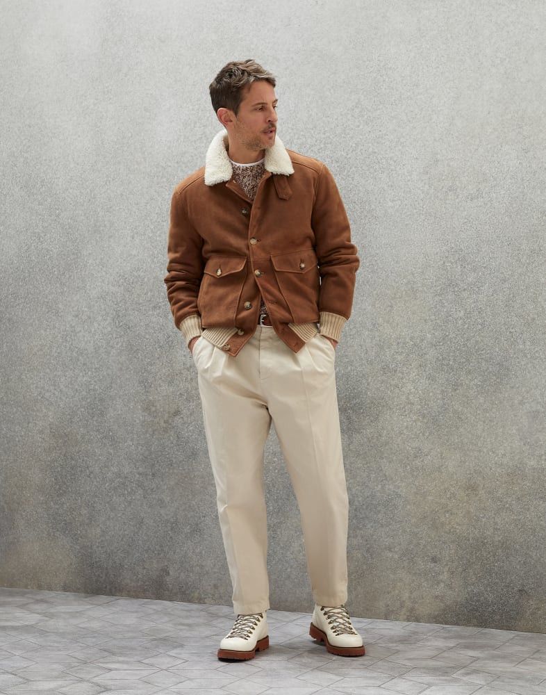 Brunello Cucinelli Jacket in Brown Size US M / EU 48-50 / 2 - 1 Thumbnail