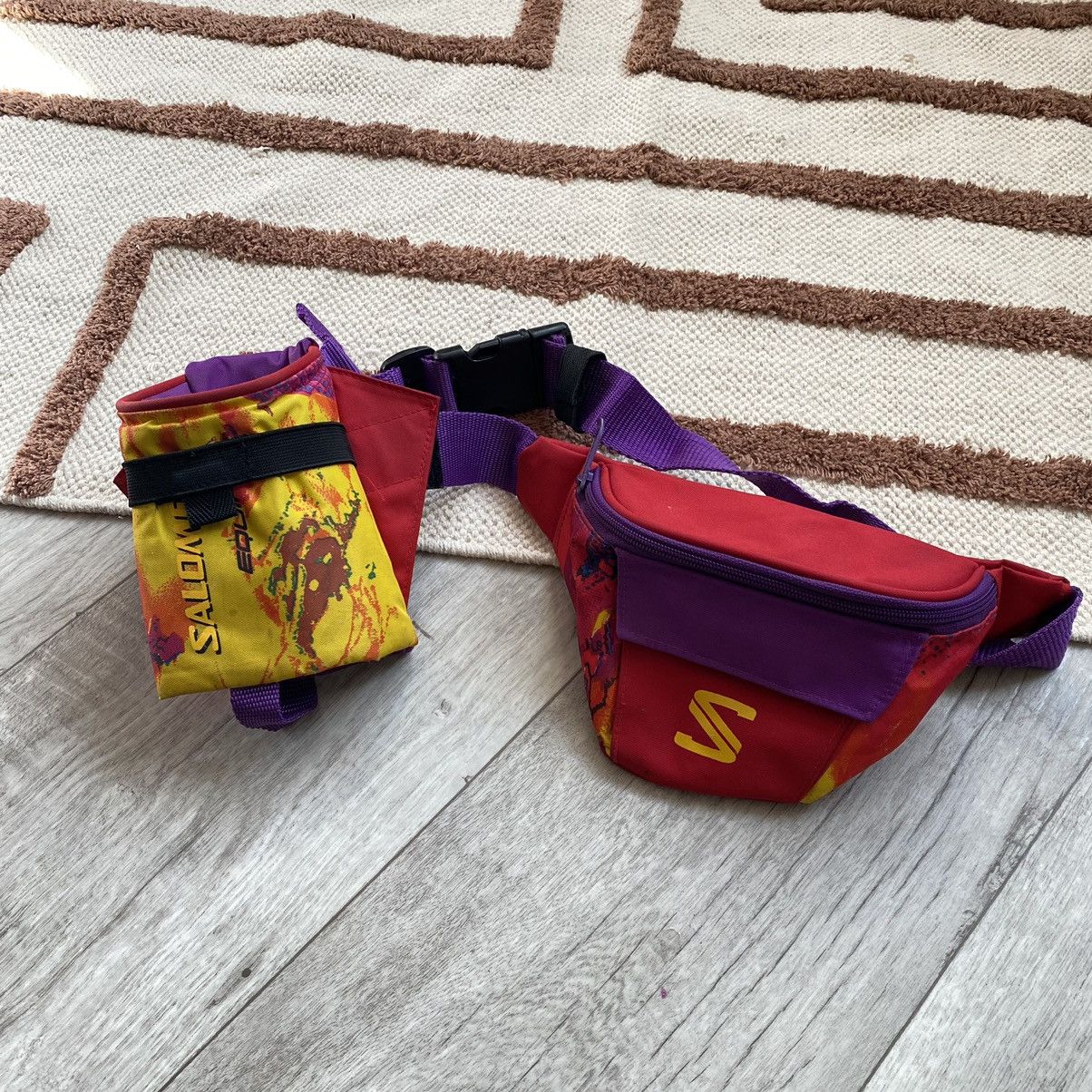 Salomon × Vintage VINTAGE SALOMON OUTDOOR HIKING 90s EQUIPMENT WAIST BAG Size ONE SIZE - 1 Thumbnail