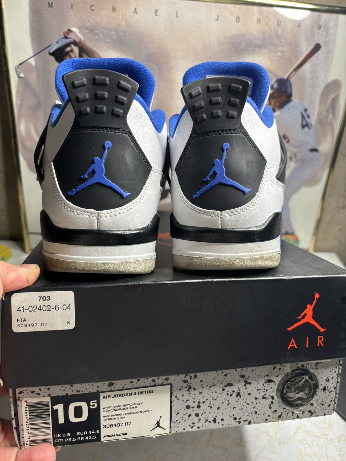 Jordan Brand Air Jordan 4 Retro Motorsports 2017 Size US 10.5 / EU 43-44 - 7 Thumbnail