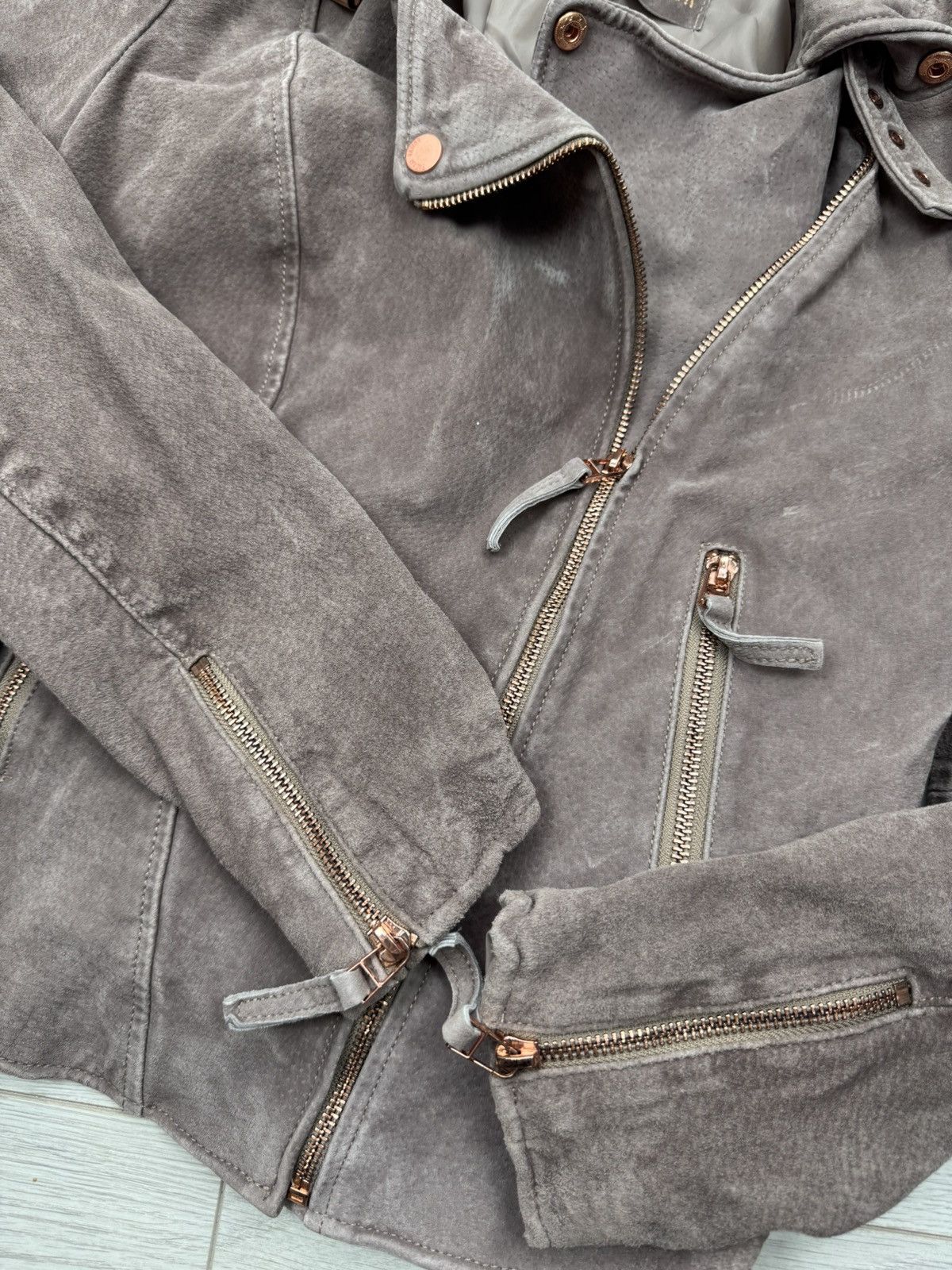 Japanese Brand × Vintage Vintage Freaky Nation Brown Woman Leather Jacket Size L / US 10 / IT 46 - 6 Thumbnail