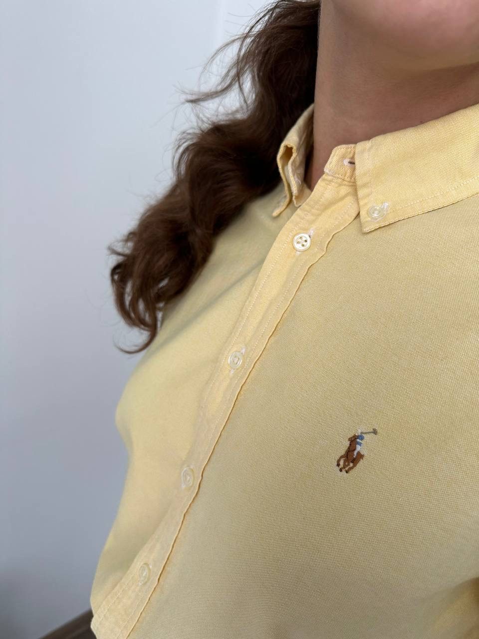 Polo Ralph Lauren × Vintage Vintage Polo Ralph Lauren Yellow Shirt Size M / US 6-8 / IT 42-44 - 6 Thumbnail