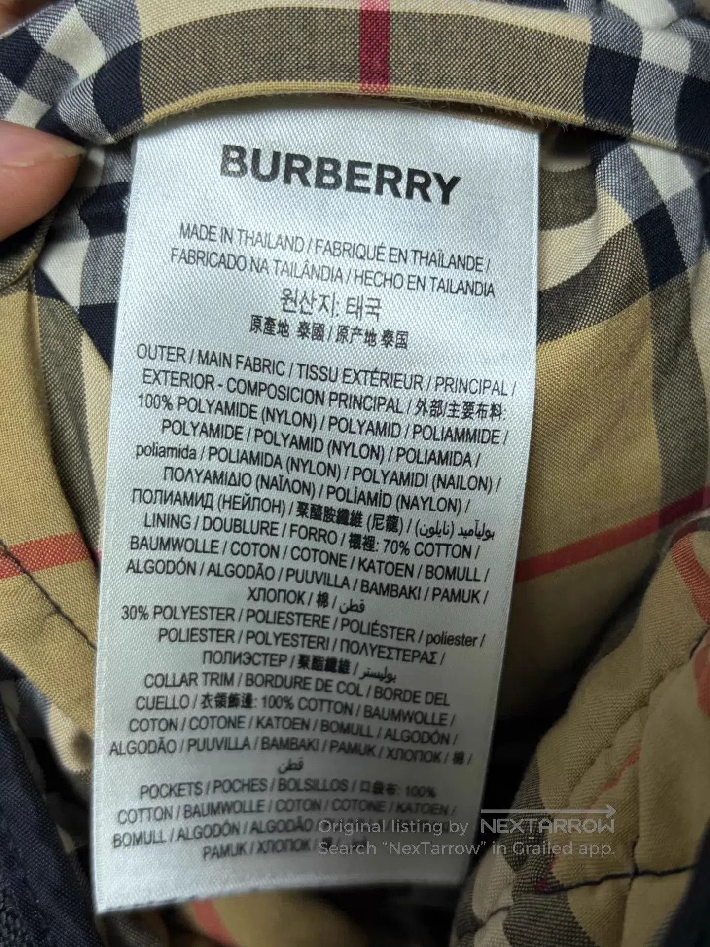 Burberry Quilted Black Jacket with Corduroy Collar - S. Size US S / EU 44-46 / 1 - 4 Thumbnail