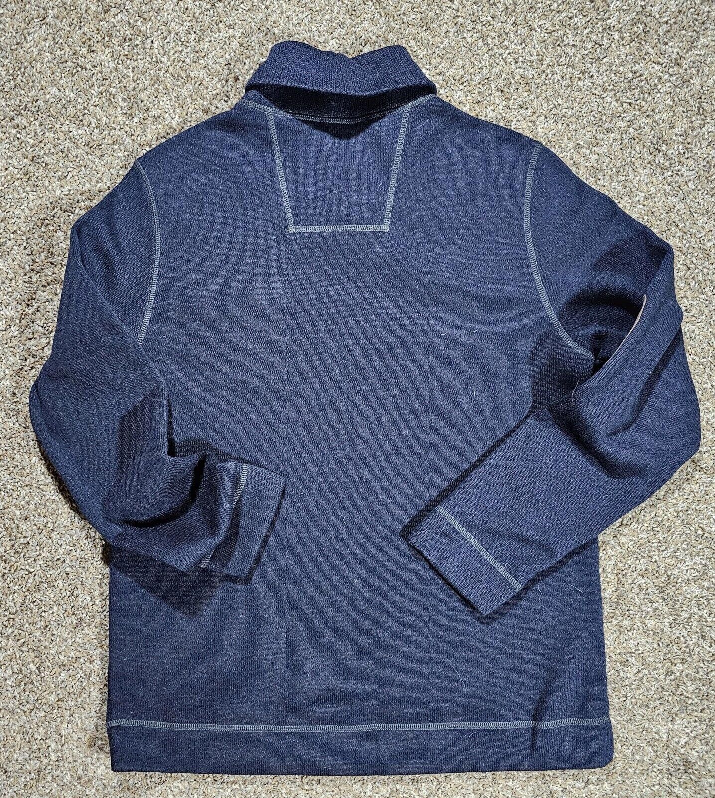 Designer G.H. BASS Service Workwear Cowl Button Neck Sweatshirt M Size US M / EU 48-50 / 2 - 9 Thumbnail