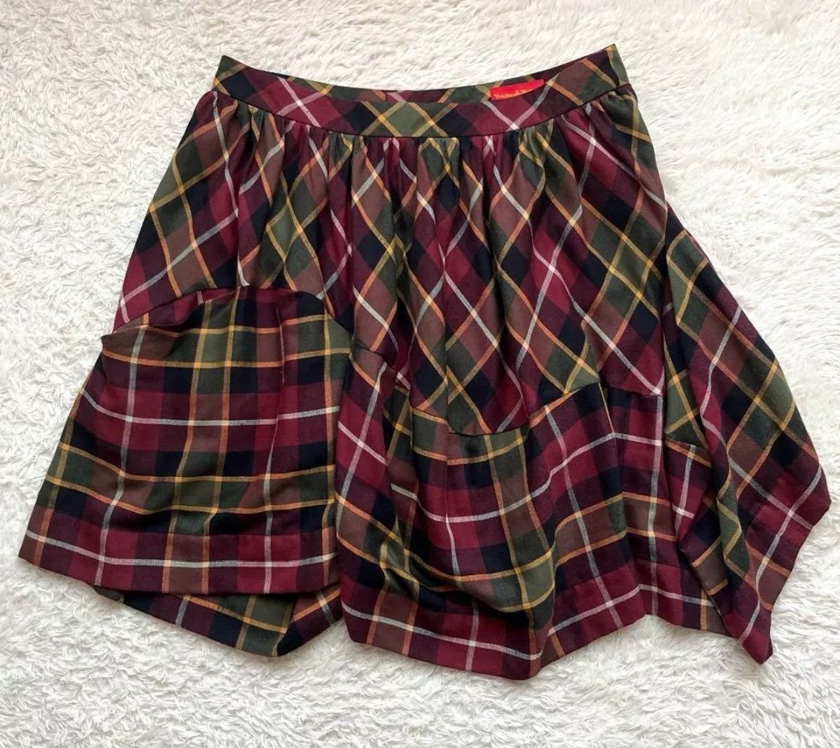Vivienne Westwood Vivienne Westwood Plaid Mini Flared Skirt Size 26" / US 2 / IT 38 - 1 Thumbnail