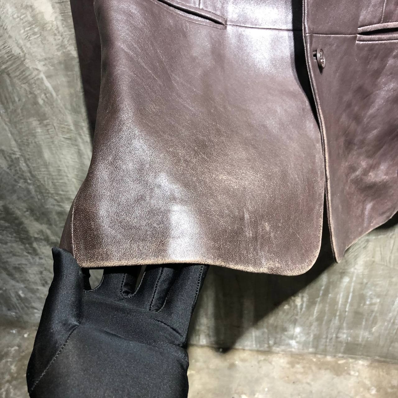 Balenciaga Balenciaga Nicholas Ghesquire Leather Blazer Size US M / EU 48-50 / 2 - 5 Thumbnail
