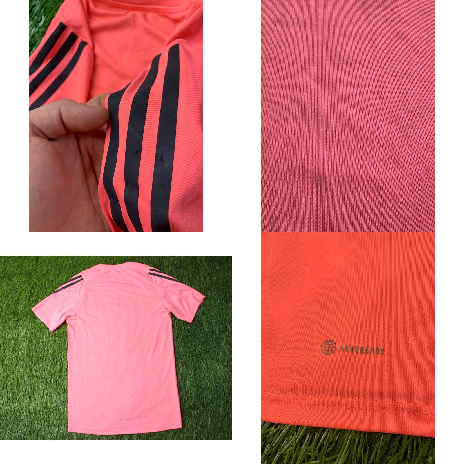Adidas ADIDAS AEROREADY RUNNING SHIRT T-SHIRT MEN SIZE S PEACH Jersey 2021 Run Training Short Sleeve Mens Size US S / EU 44-46 / 1 - 8 Thumbnail