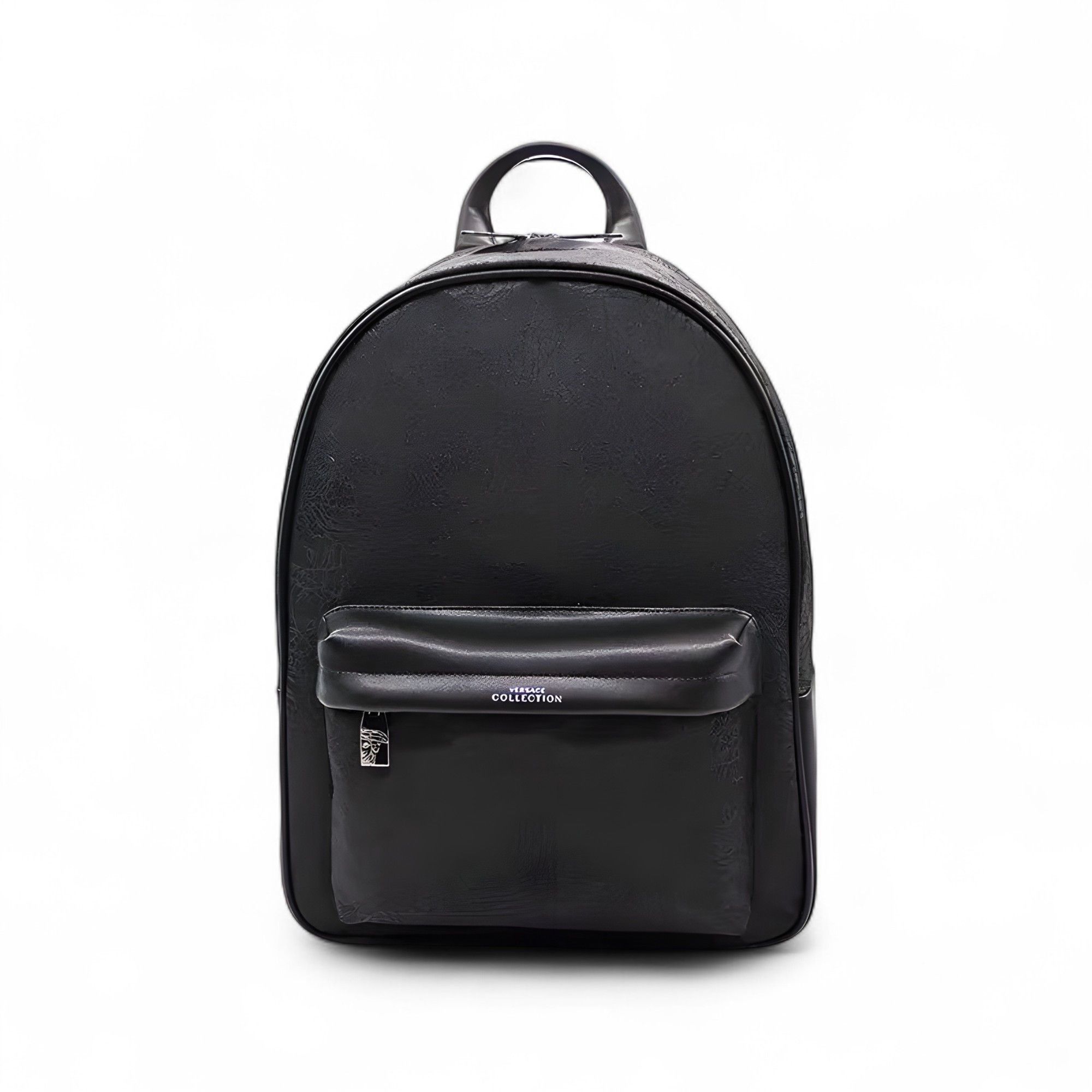 Versace VERSACE COLLECTION BLACK NYLON BACKPACK WITH LOGO Size ONE SIZE - 1 Thumbnail