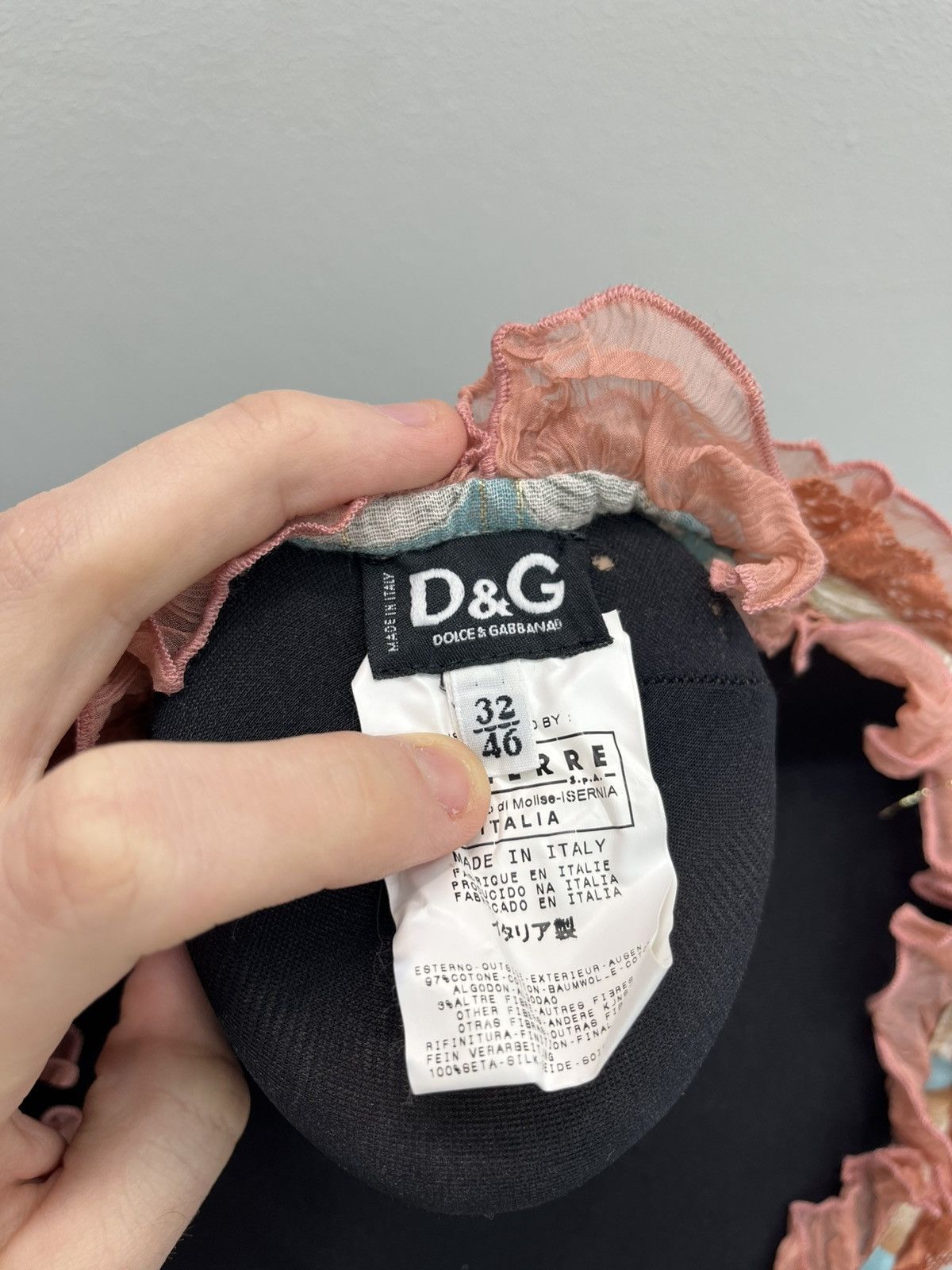 Dolce & Gabbana D&G Dolce & Gabbana Archive Floral Lace Trim Longsleeve Y2K Size L / US 10 / IT 46 - 6 Thumbnail