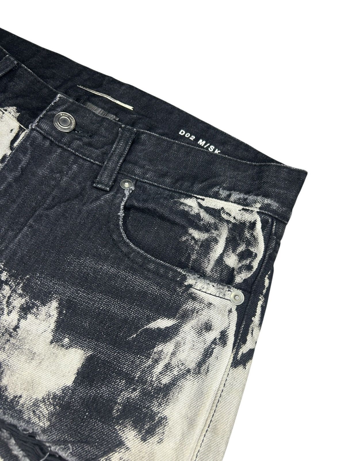 Saint Laurent Paris S/S 16 Surf Sound Bleached Distressed Denim Size US 29 - 3 Thumbnail