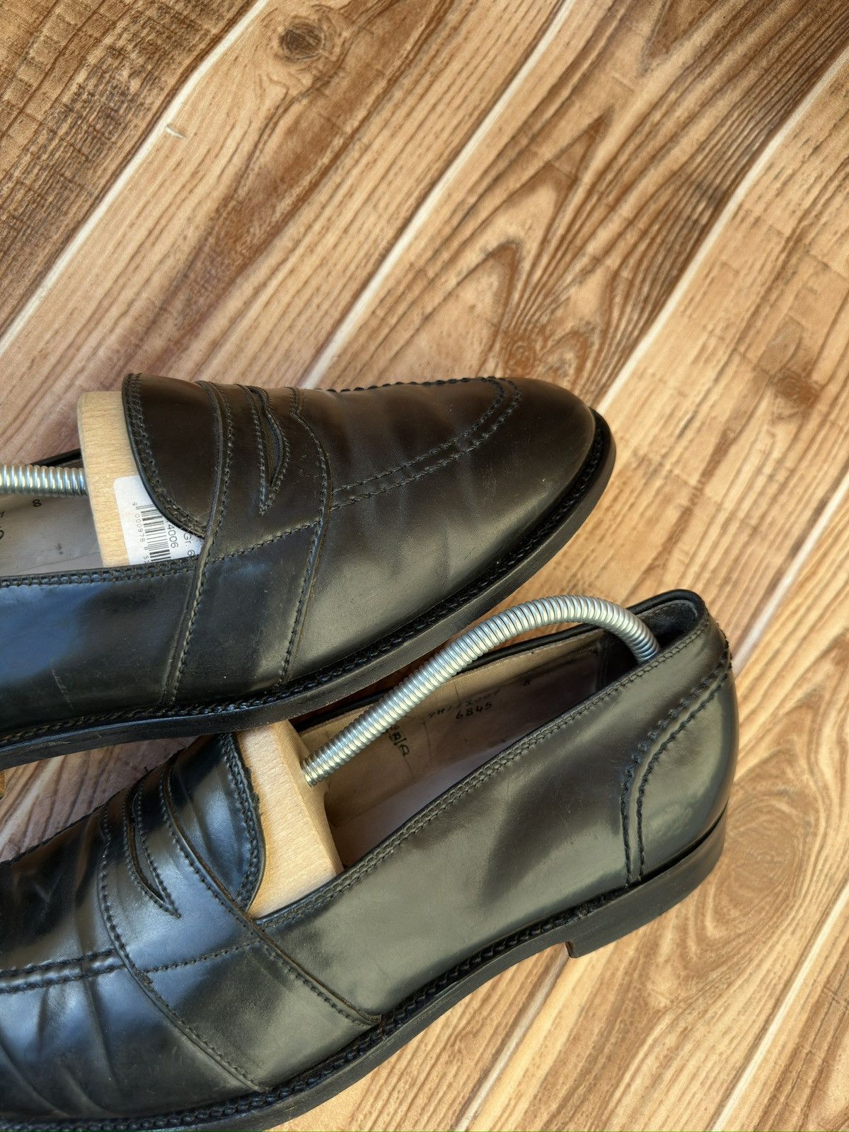 Alden Alden Leather Shell Cordovan Loafers Black Size US 10.5 / EU 43-44 - 11 Thumbnail