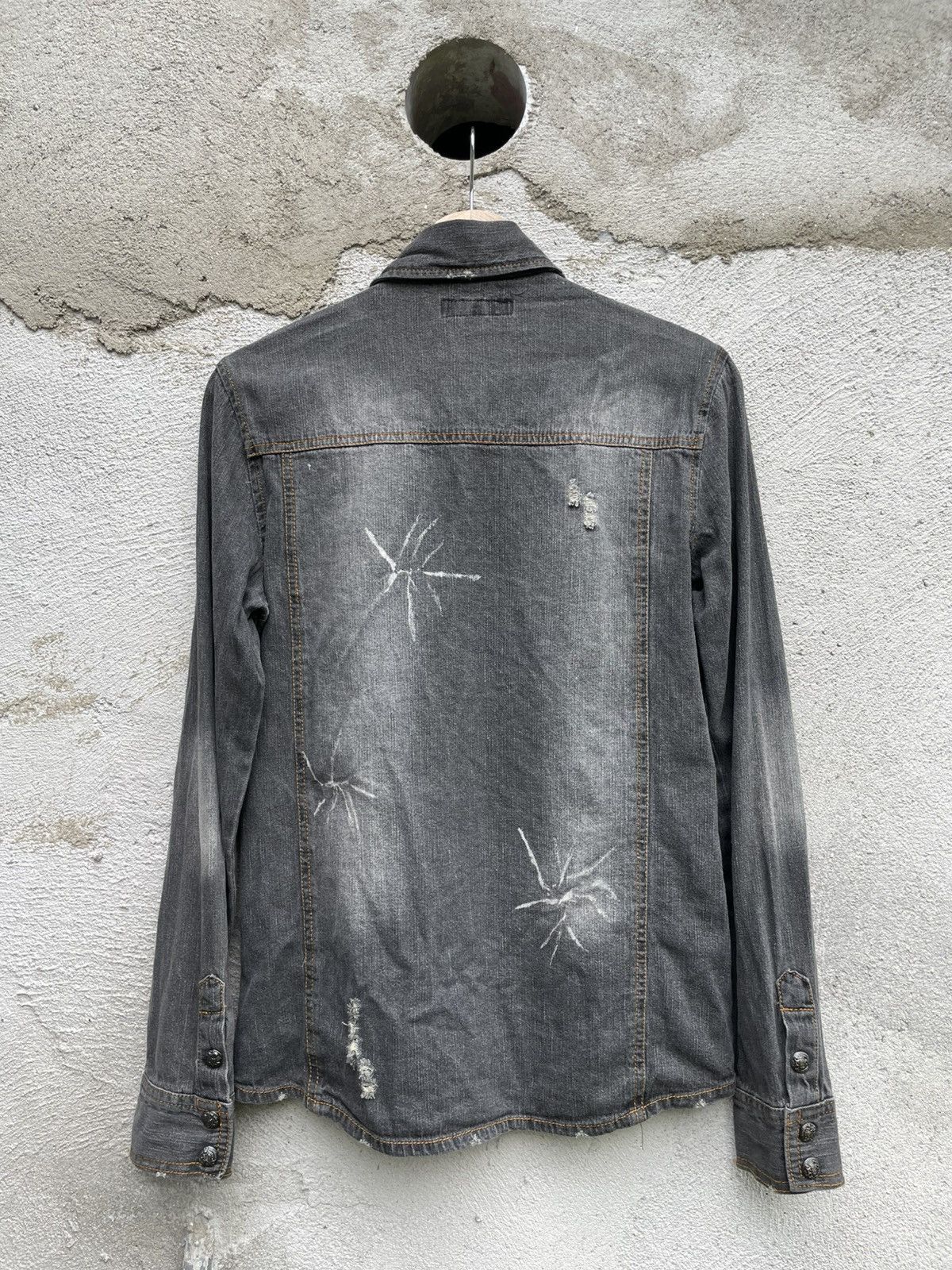 In The Attic In The Attic Changeabl Design Denim Jacket Distressed Size US M / EU 48-50 / 2 - 2 Thumbnail