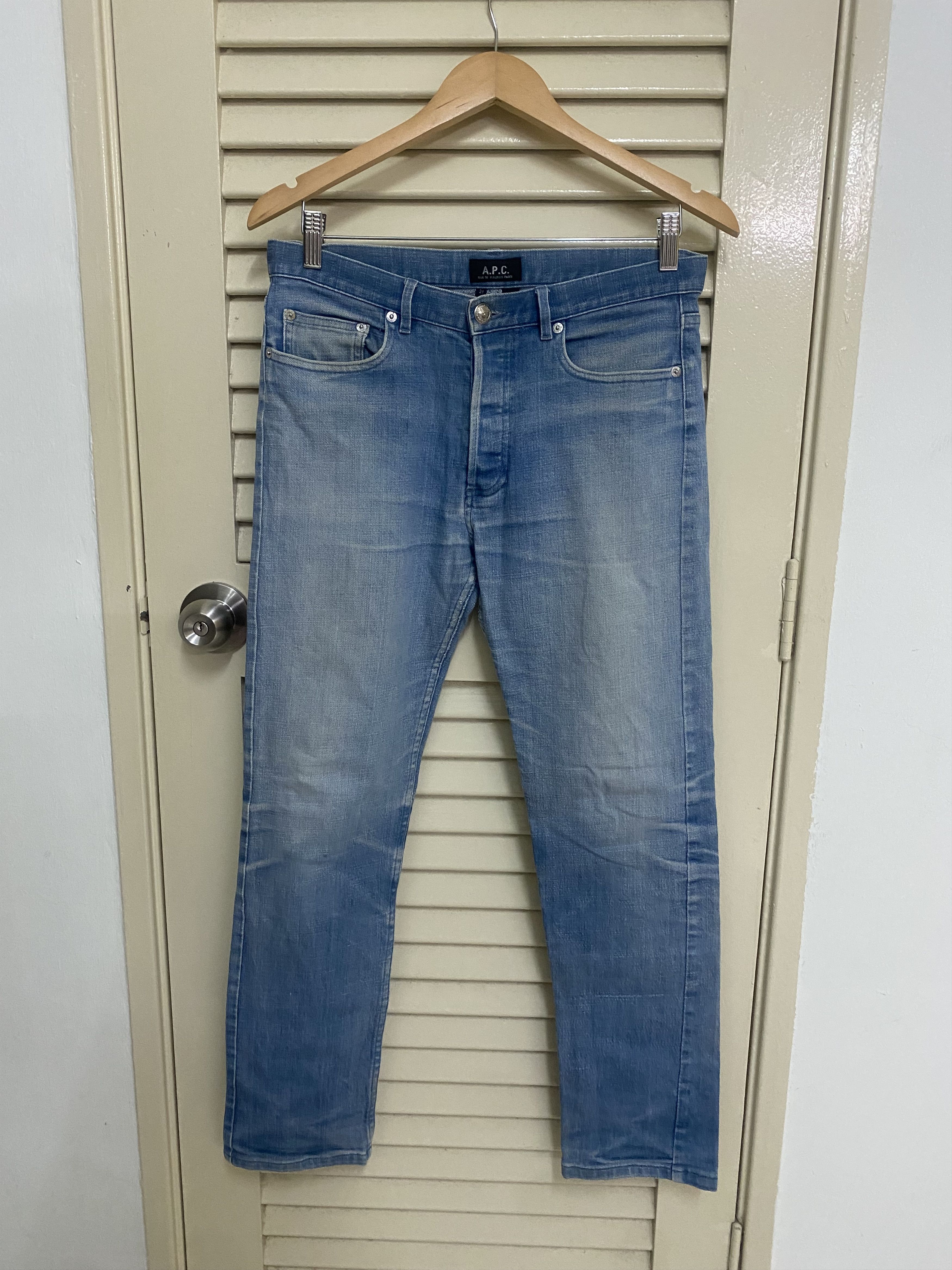 A.P.C. APC Light Wash Denim Size US 31 - 2 Thumbnail