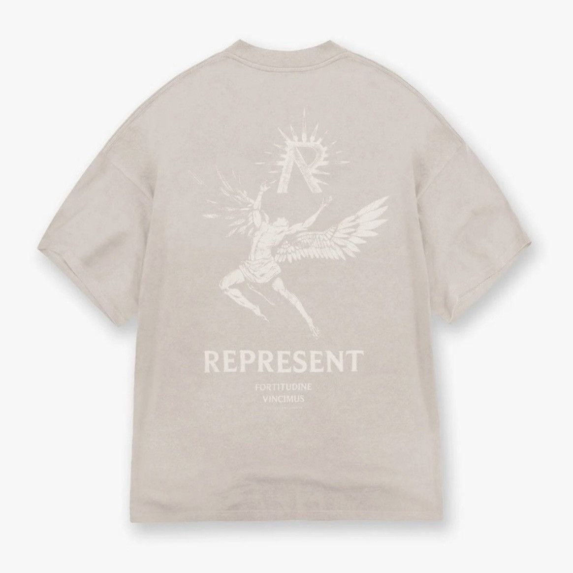 Represent Clo. 🌿Represent Clo Icarus Relaxed T-Shirt - Taupe🌿 Size US L / EU 52-54 / 3 - 9 Thumbnail