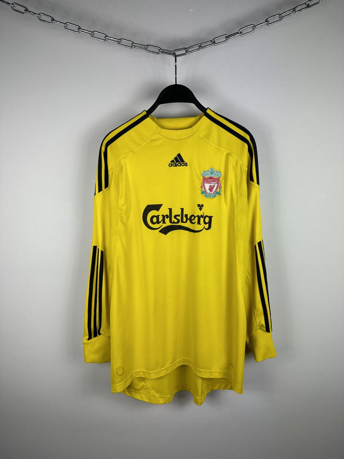 Adidas Adidas Liverpool 2009-2010 Away Long Sleeve Soccer Jersey Size US M / EU 48-50 / 2 - 1 Thumbnail