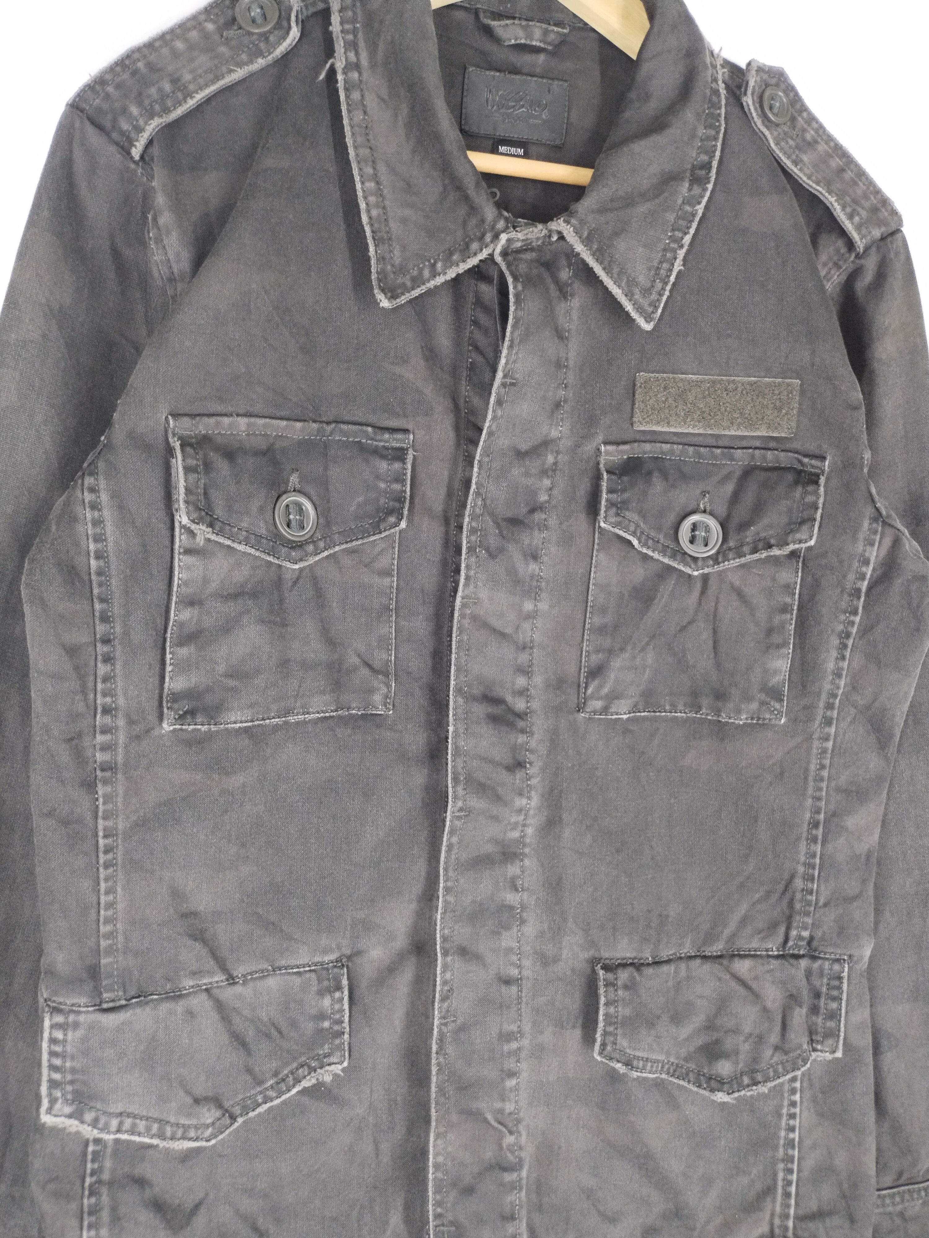 If Six Was Nine × Japanese Brand × Mossimo Vintage Mossimo Black Worker Jacket Size US M / EU 48-50 / 2 - 5 Thumbnail