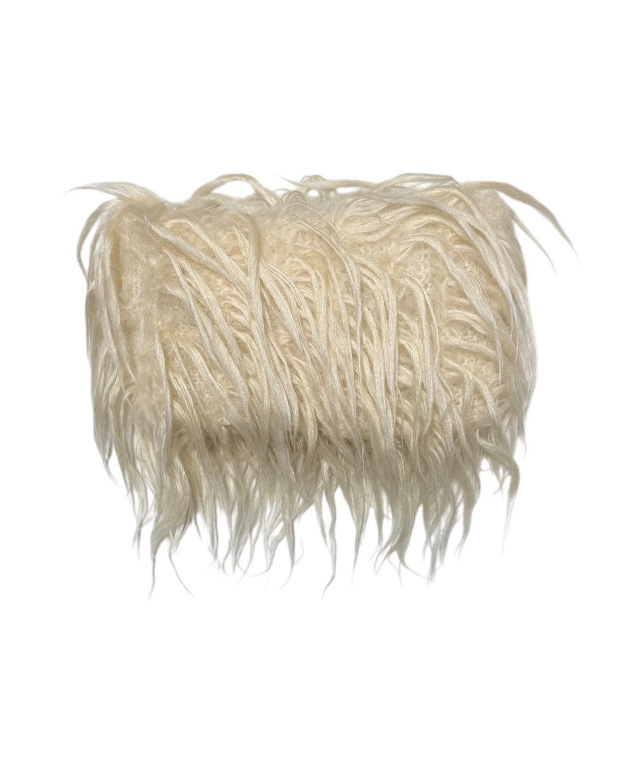 Issey Miyake ISSEY MIYAKE Fall Winter 2018 Shaggy Mohair Neck Warmer Size ONE SIZE - 2 Thumbnail