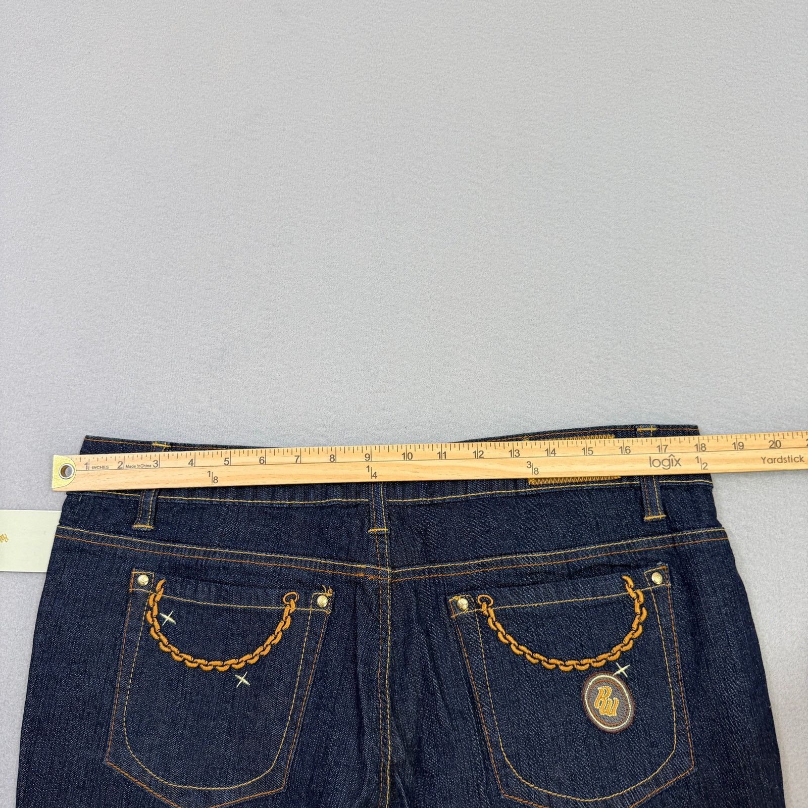 Rocawear Vintage Roca Wear Jeans Women's 16 (Fits 36x32) Blue NEW Size 38" / US 16 / IT 52 - 8 Thumbnail
