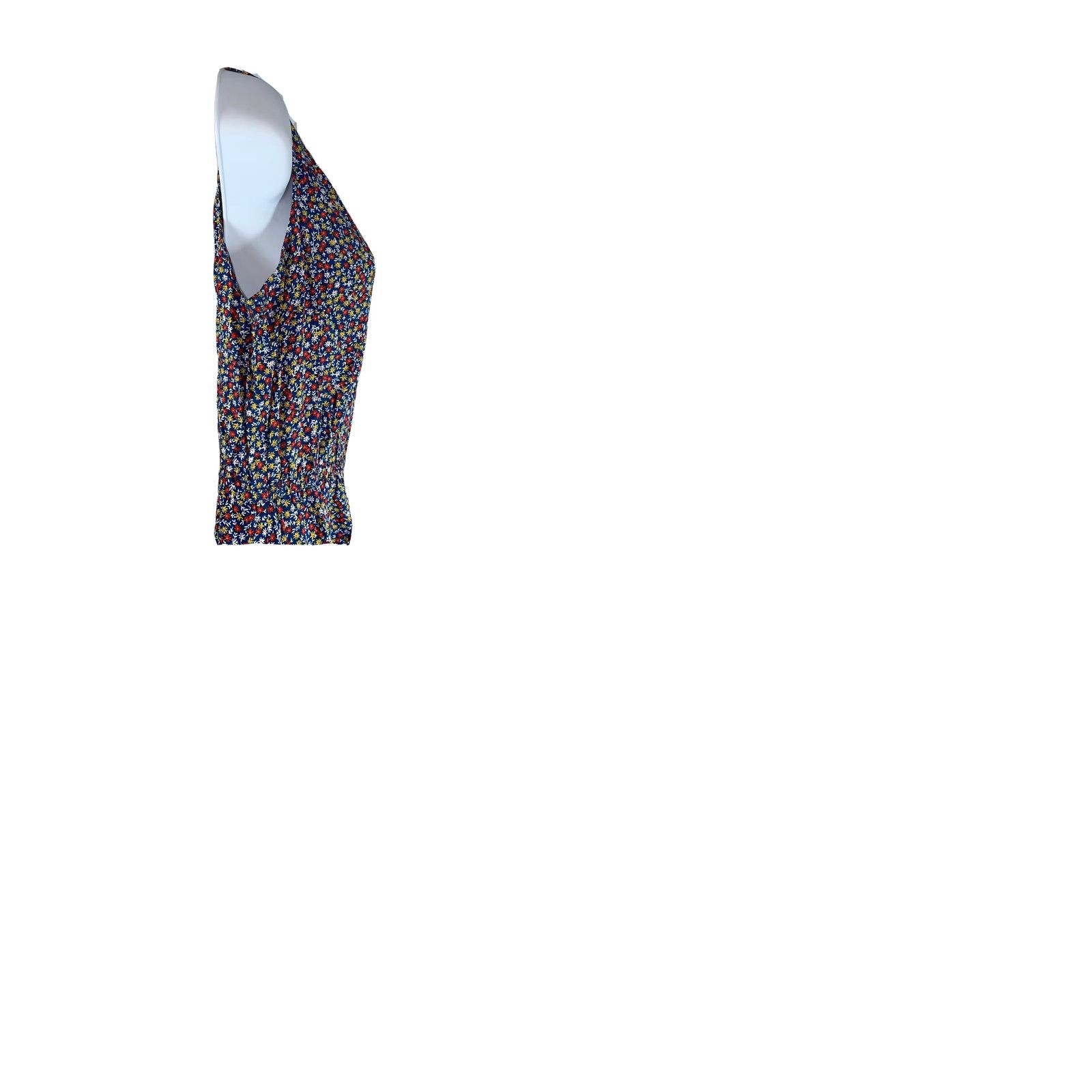 Old Navy VINTAGE Old Navy Women’s Dress Sleeveless Floral Pattern NWT Blue Wide Neck Knee Length Yarn Rayon Size S Summer Casual Mens? Size S / US 4 / IT 40 - 9 Thumbnail