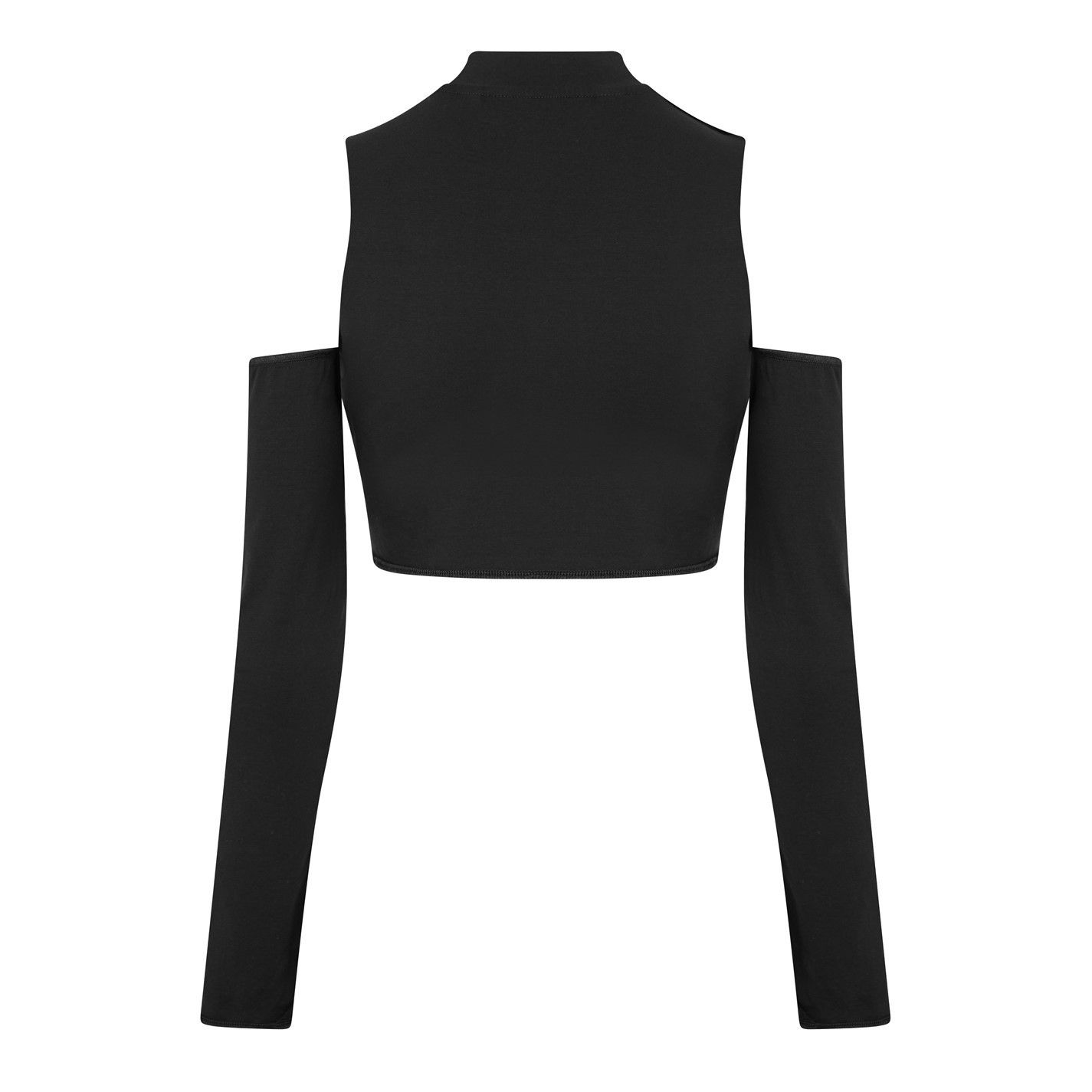 Palm Angels o1g2r1mq0325 Cut Out Long Sleeve T-Shirt in Black Size S / US 4 / IT 40 - 2 Thumbnail