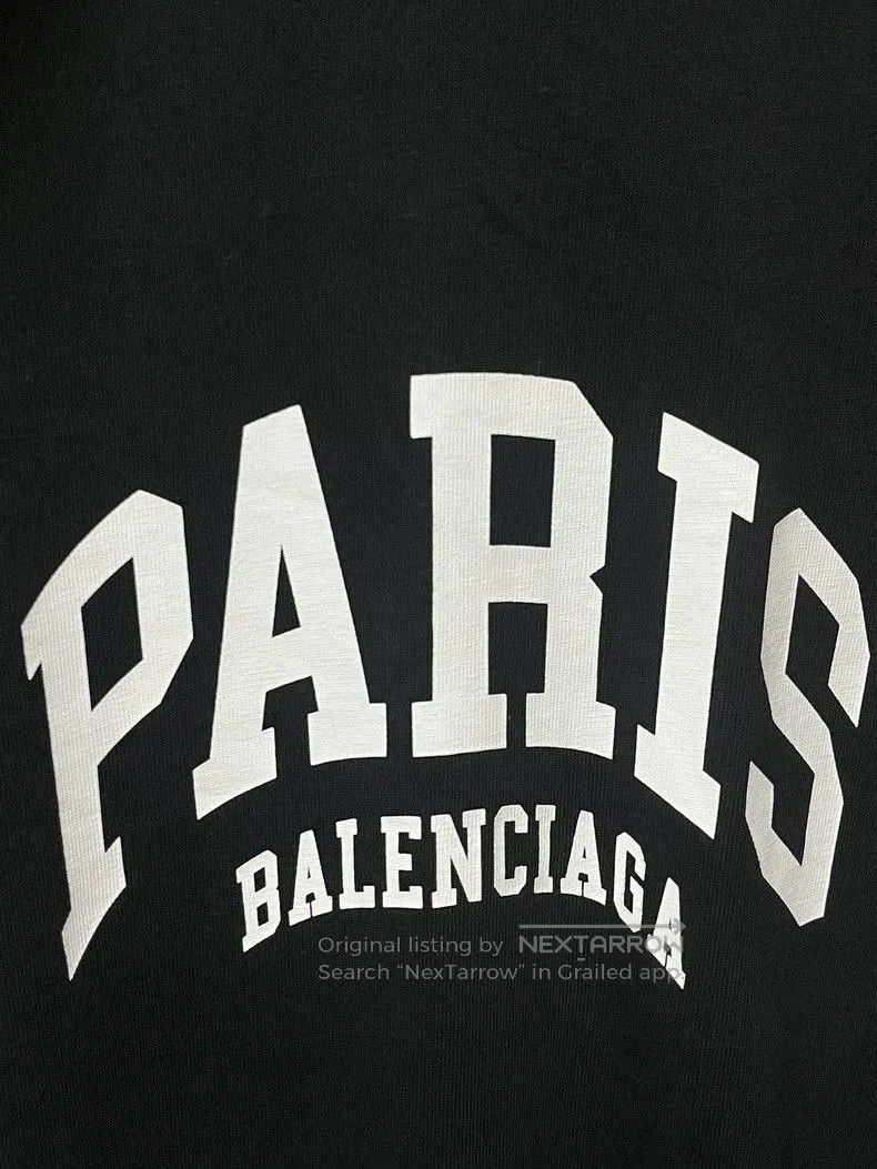 Balenciaga Balenciaga Paris Logo Black Short Sleeve. Size US M / EU 48-50 / 2 - 4 Thumbnail