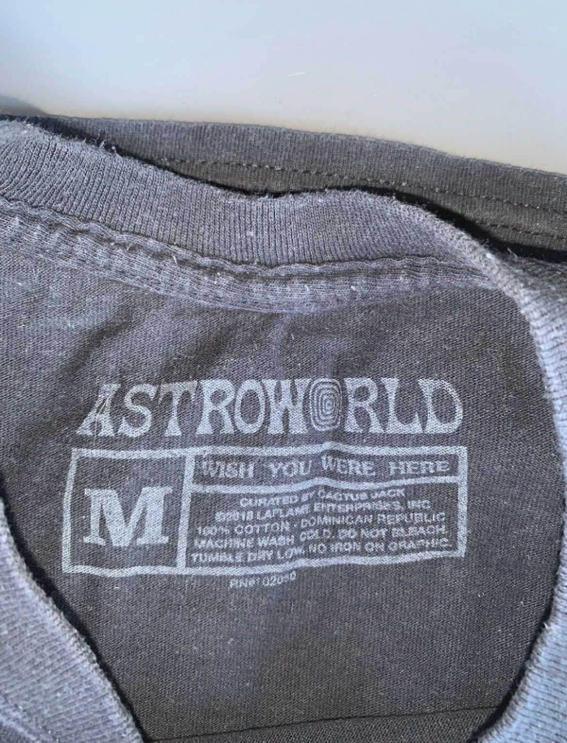 Travis Scott Travis Scott Astroworld festival tee Houston 2018 Size US M / EU 48-50 / 2 - 4 Thumbnail