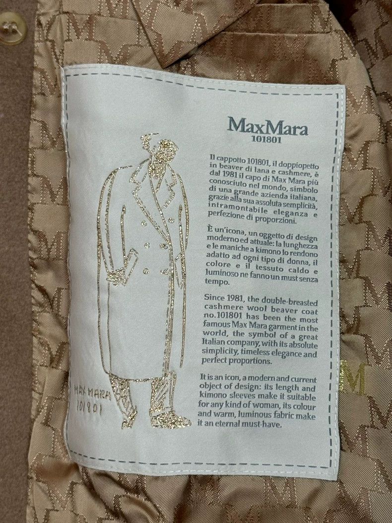Max Mara Max Mara 101801 Camel double-breasted long wool coat Size XS / US 0-2 / IT 36-38 - 8 Thumbnail
