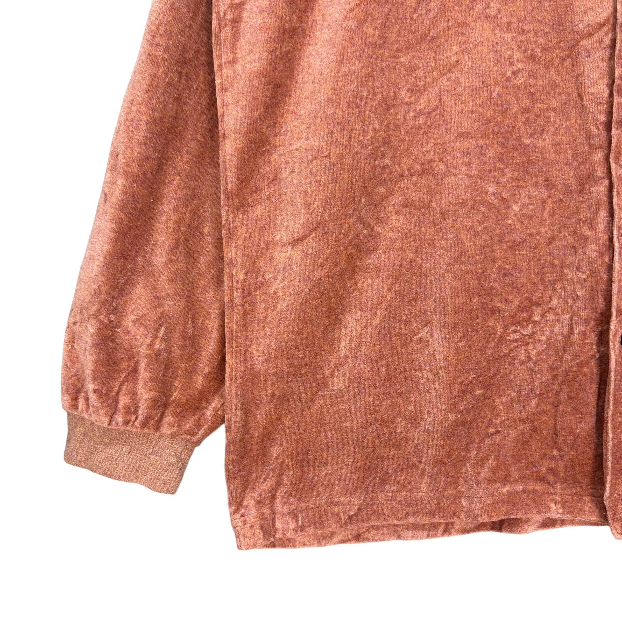 Lanvin LANVIN COLLECTION VELVET BUTTON DOWN SHIRT #8139-205 Size US L / EU 52-54 / 3 - 5 Thumbnail