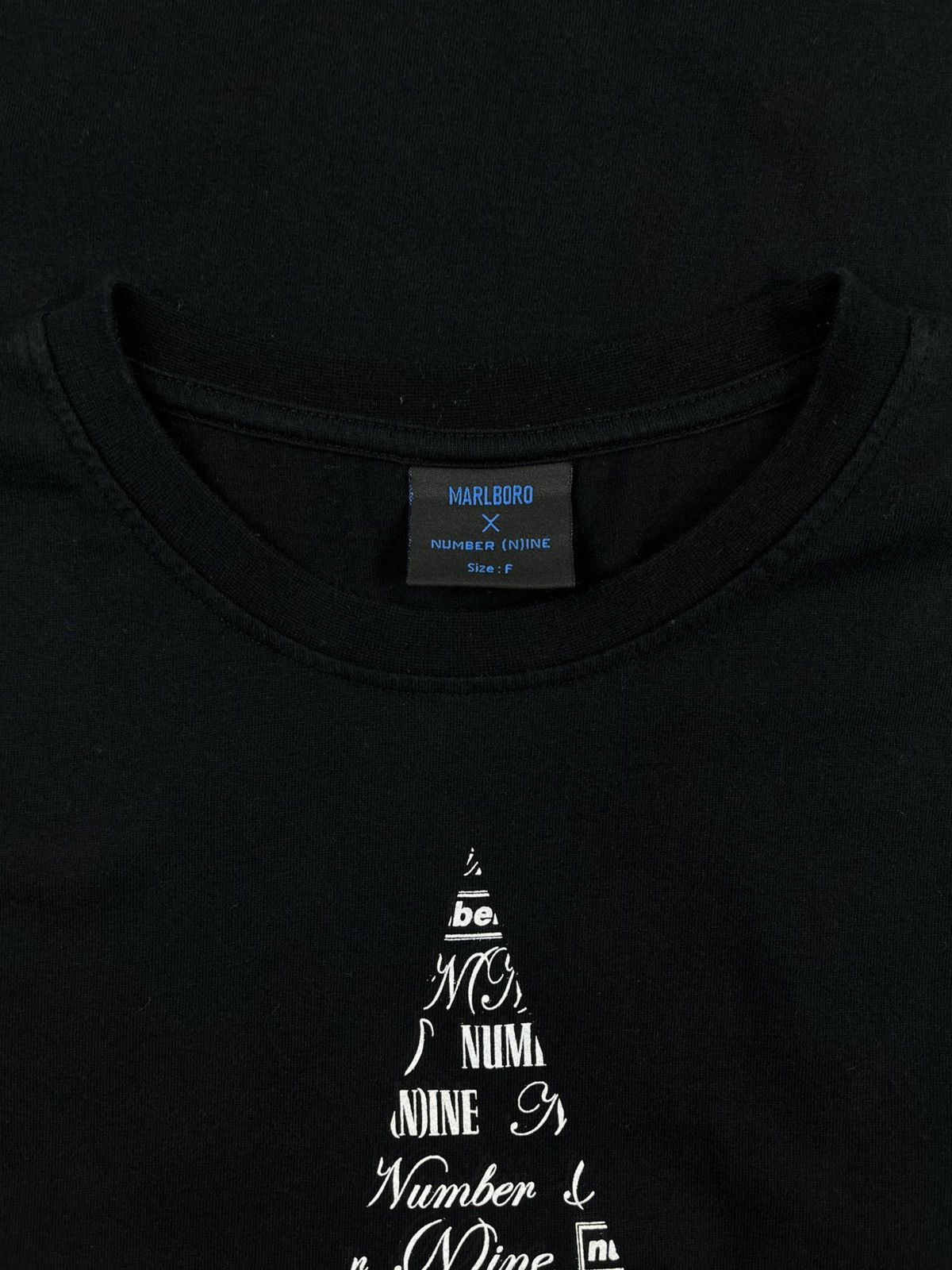 Number (N)ine NEW Number (N)ine Marlboro Star Logo Tshirt Black Size US M / EU 48-50 / 2 - 5 Thumbnail