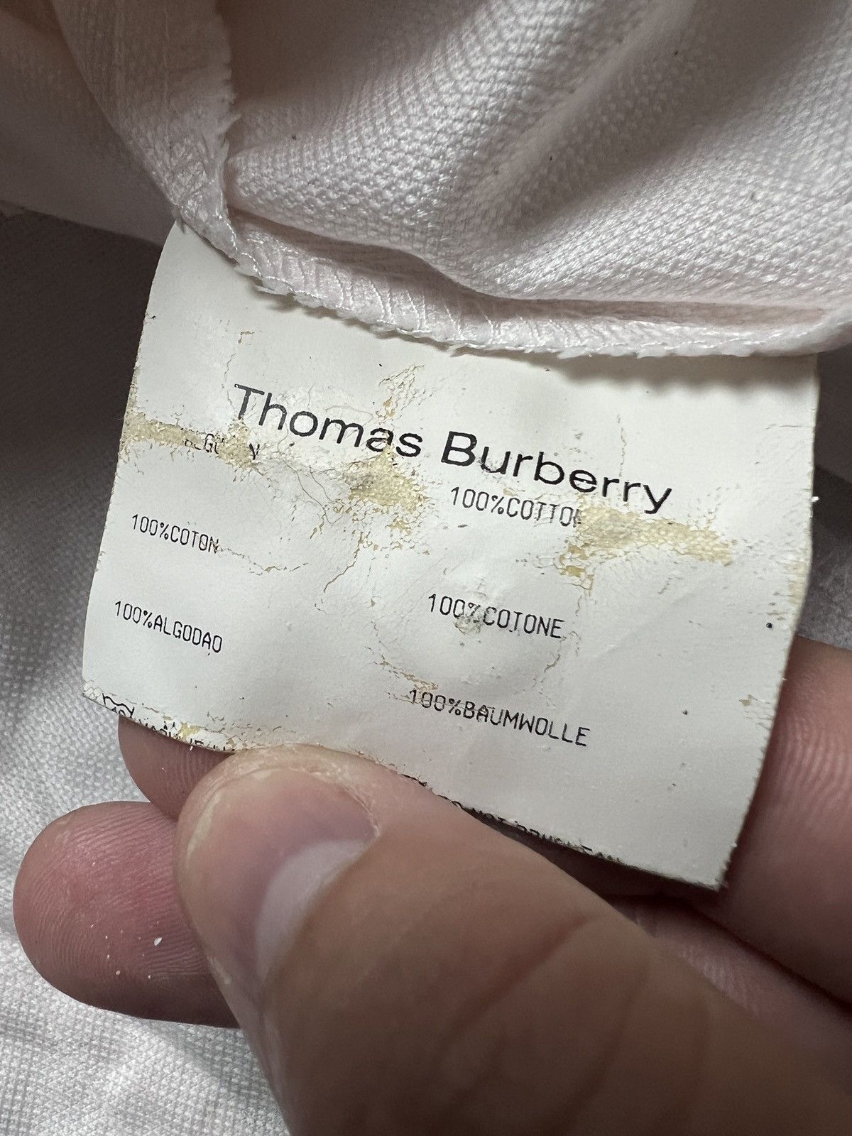 Burberry Thomas Burberry Vintage Button Up Shirts Rare y2k classic Size M / US 6-8 / IT 42-44 - 8 Thumbnail