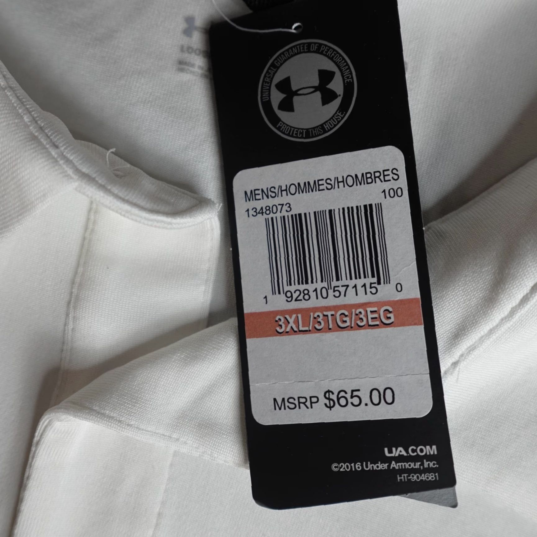 Under Armour Under Armour Polo Shirt 3XL Gray White Embroidered Bowie State Bulldogs NEW READ Size US XXL / EU 58 / 5 - 6 Thumbnail