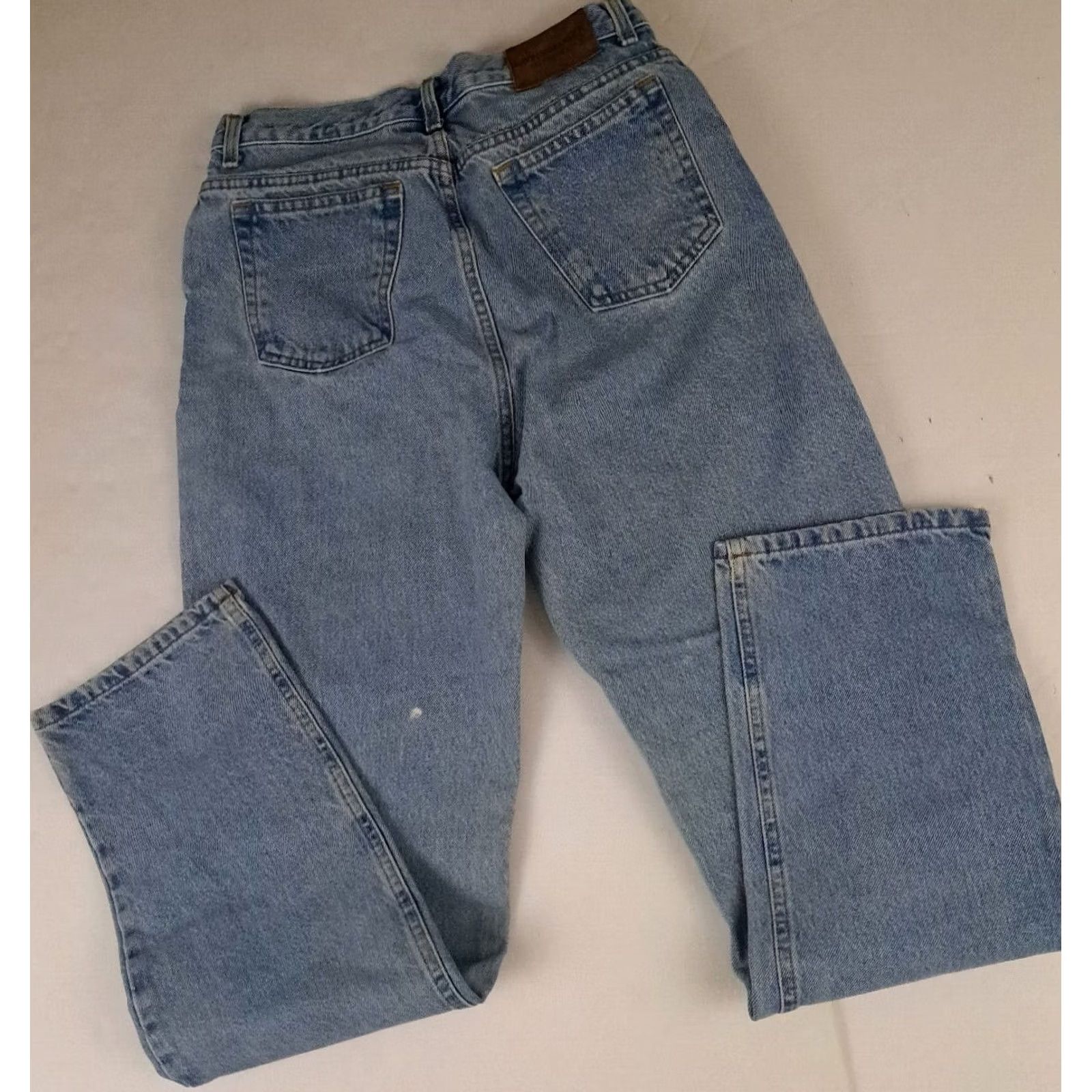 Ralph Lauren Lauren Jeans Co. Women's Blue Jeans 10 Regular Size Dark Wash Straight Jeans Size 32" / US 10 / IT 46 - 5 Thumbnail