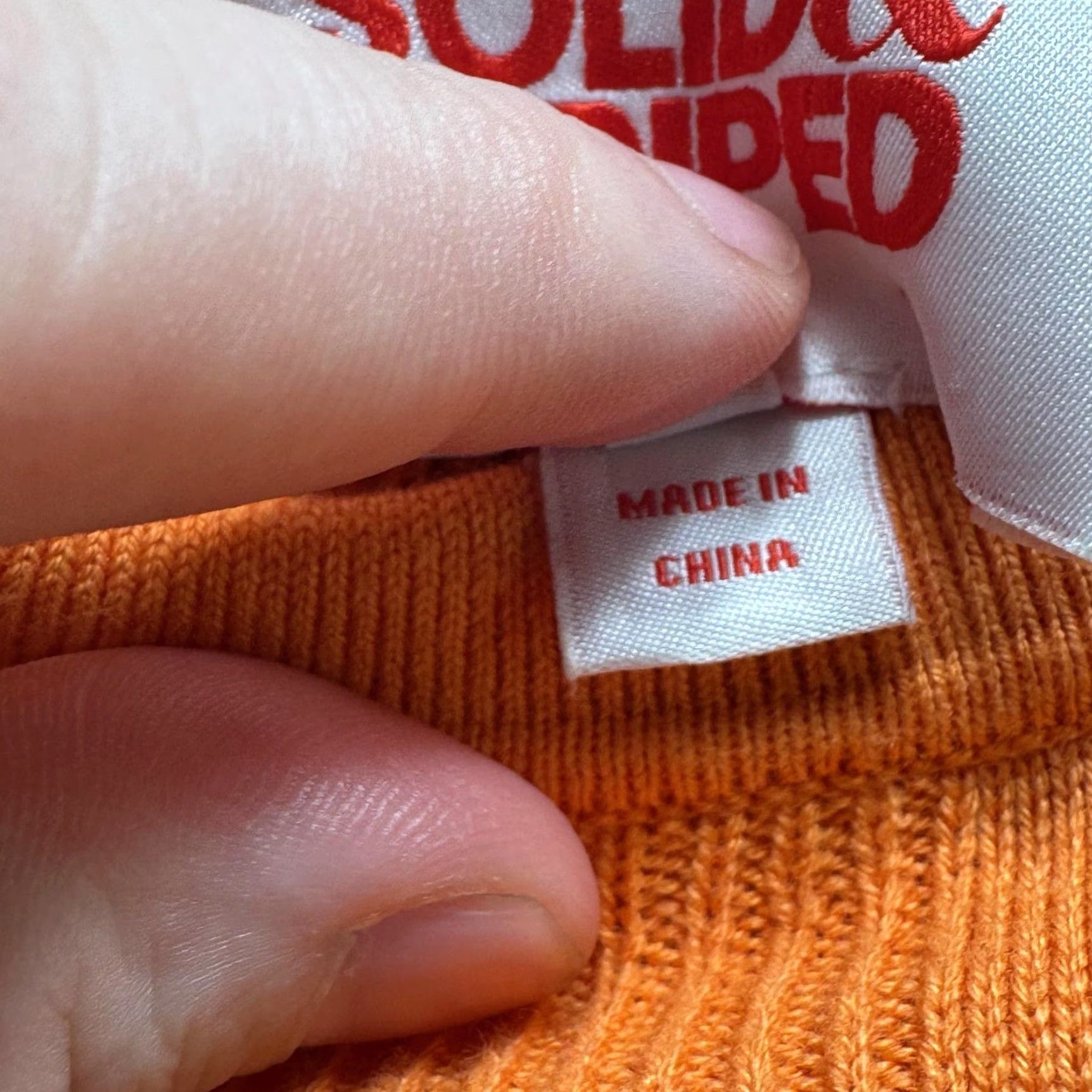 Solid & Striped Solid & Striped Sweater Vest Womens Medium Orange Cropped Knit Tank Top Size M / US 6-8 / IT 42-44 - 4 Thumbnail