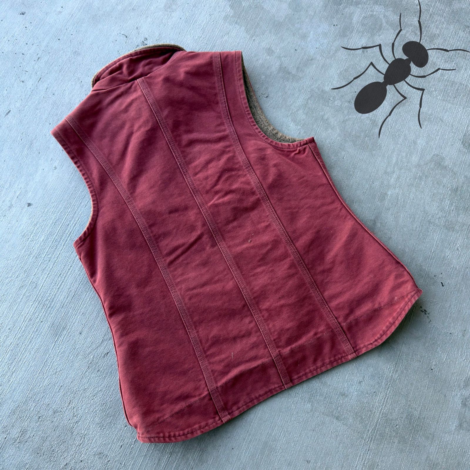 Carhartt × Vintage Carhartt WOMENS WV001 VRS pink work wear vest Size US M / EU 48-50 / 2 - 4 Thumbnail