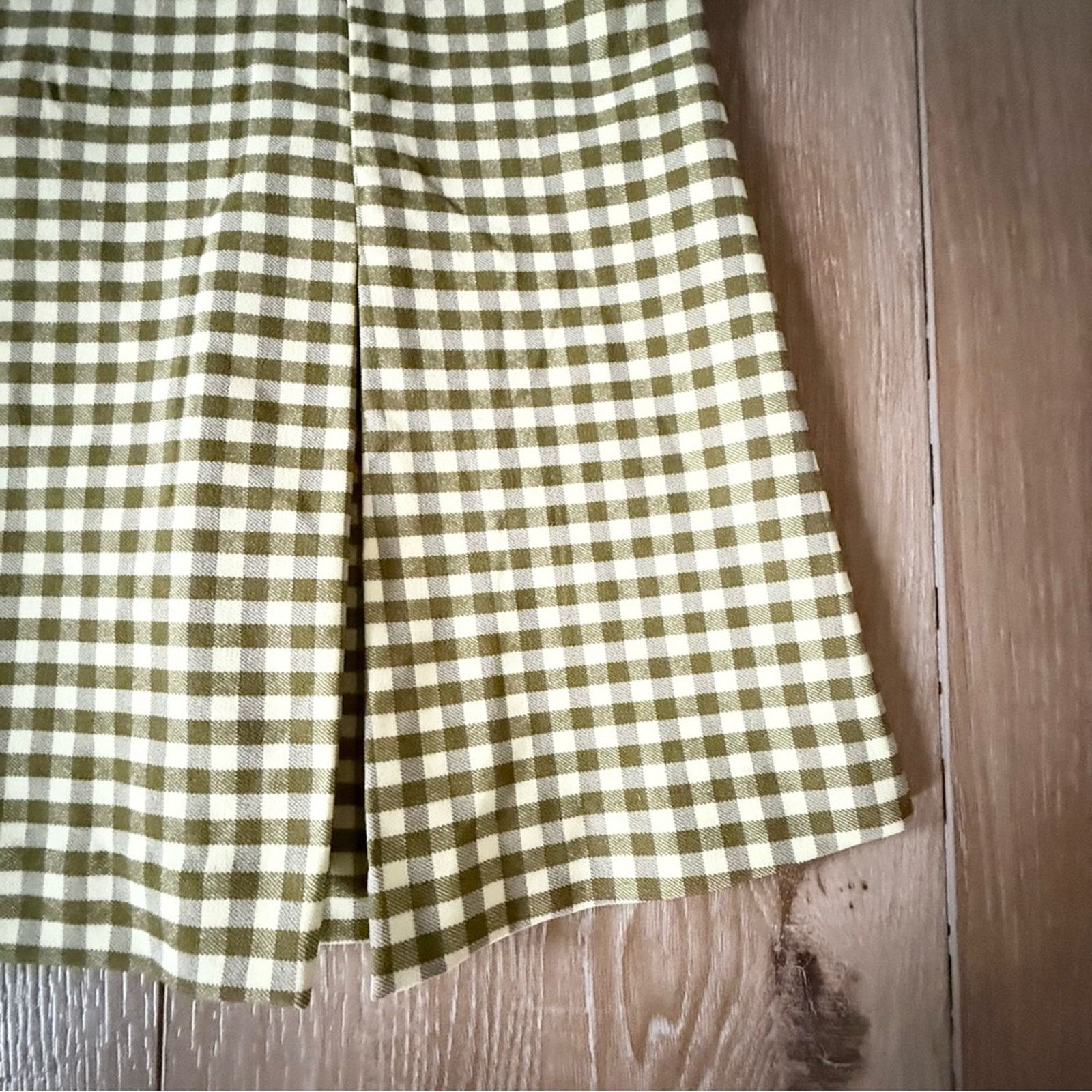 Urban Outfitters Urban Outfitters Margot Strapless Drop Waist Gingham Dress M Size M / US 6-8 / IT 42-44 - 4 Thumbnail