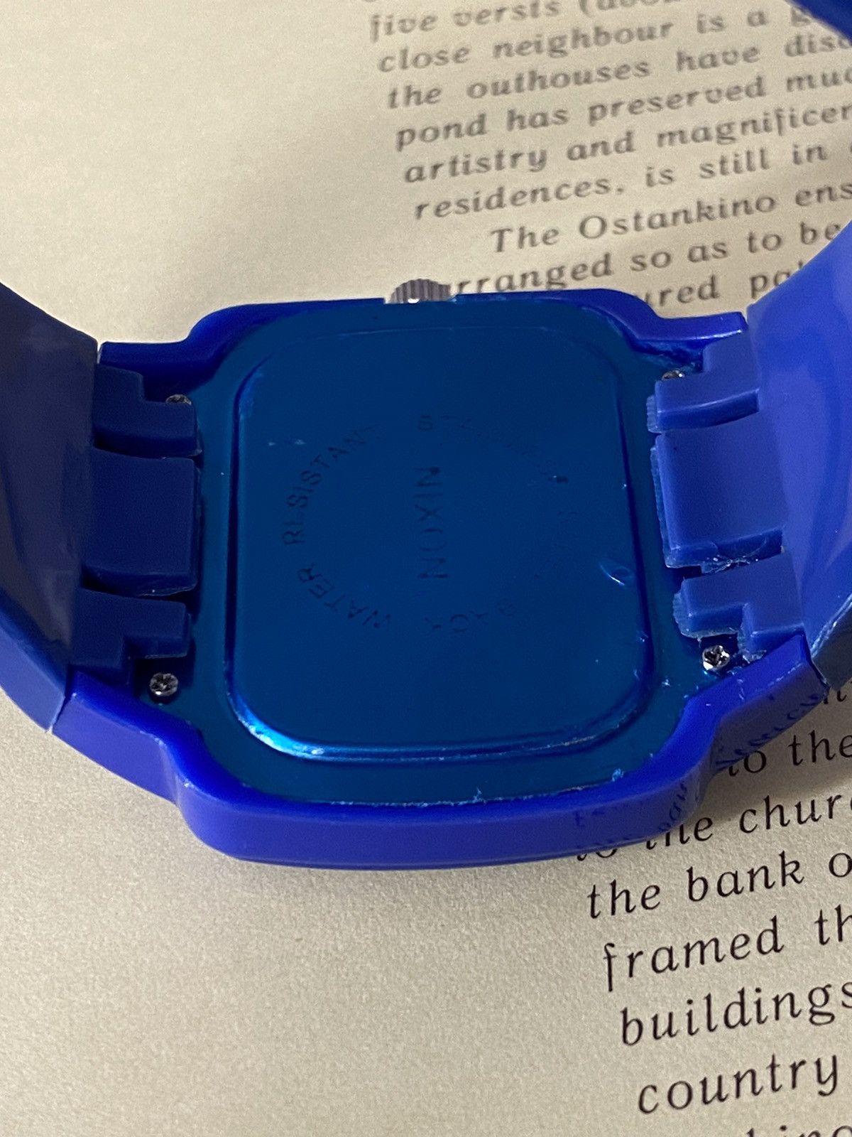 Jewelry Vintage Nixon Time Teller P Blue Watch Size ONE SIZE - 9 Thumbnail