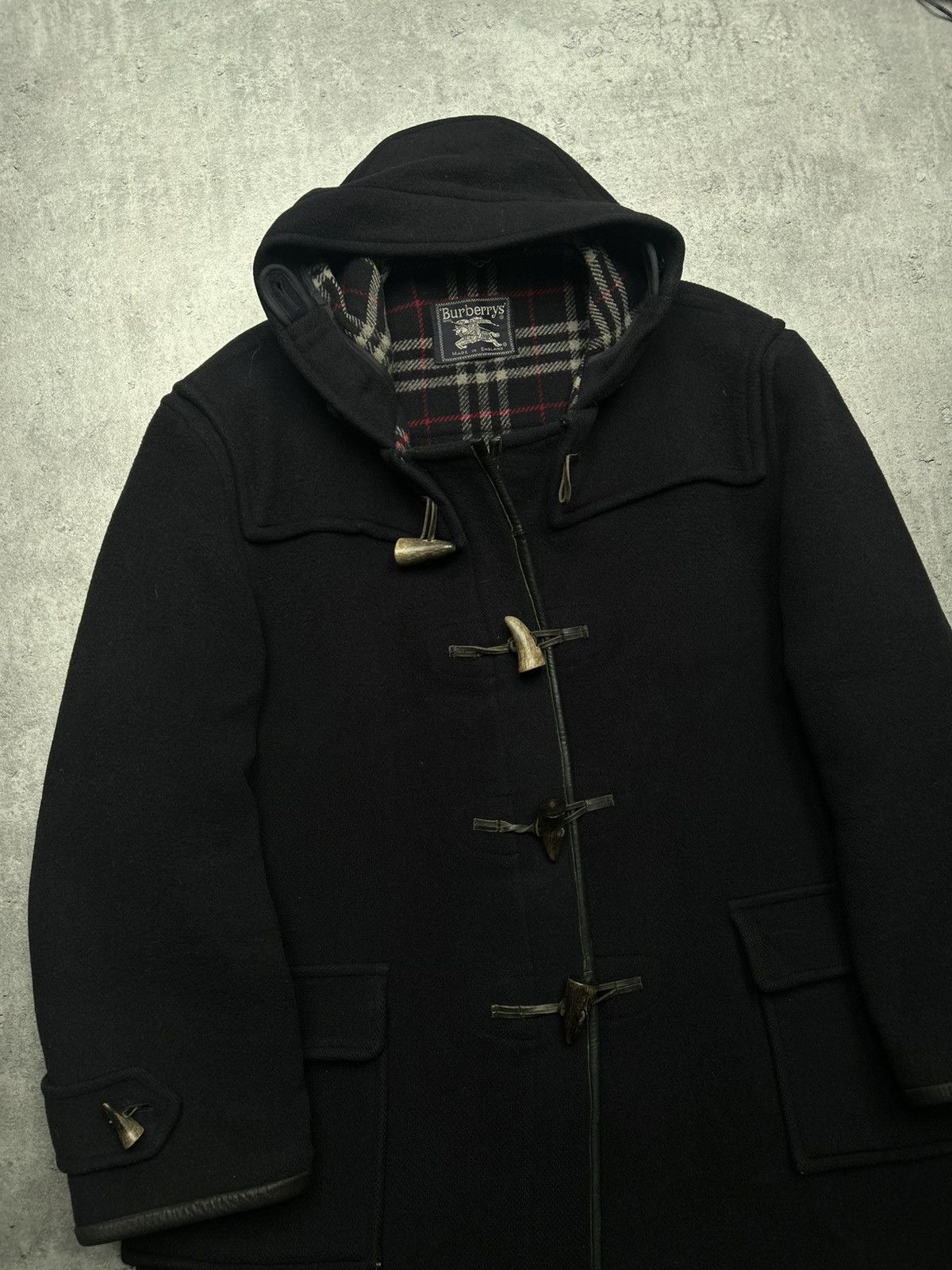Burberry Vintage Burberry 100% Wool Duffle Coat Size US XL / EU 56 / 4 - 3 Thumbnail