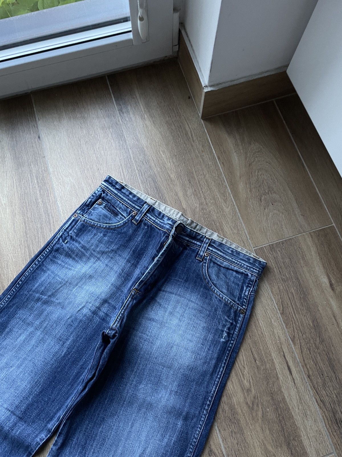 Vintage Vintage Avant Garde Jeans Baggy Wide Japanese Y2K Wahsed Y2K Size US 30 / EU 46 - 5 Thumbnail