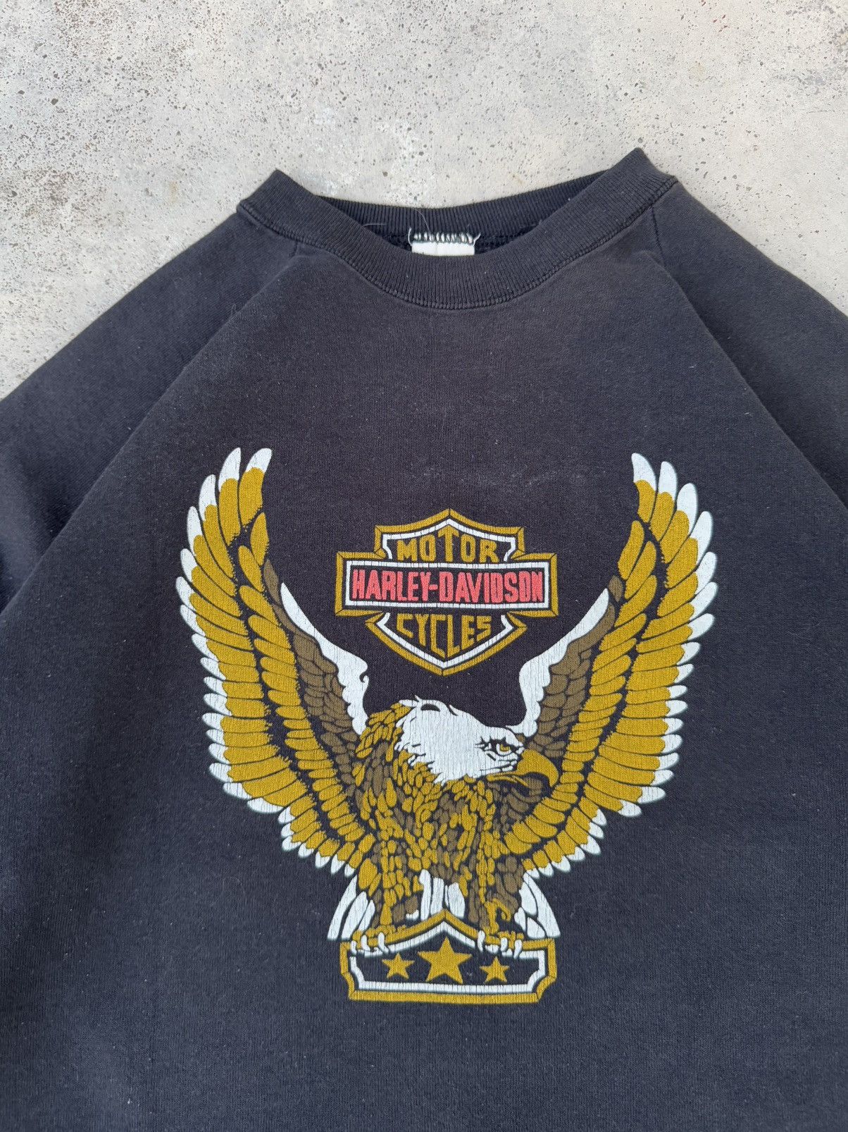 Harley Davidson Vintage 90's Harley Davidson Eagles Sweatshirt Size US L / EU 52-54 / 3 - 2 Thumbnail