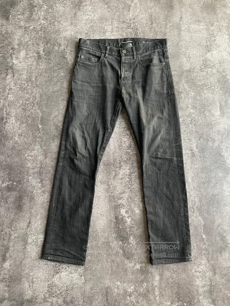 Saint Laurent Paris Saint Laurent Paris Straight Leg Denim Pants Size US 29 - 1 Thumbnail