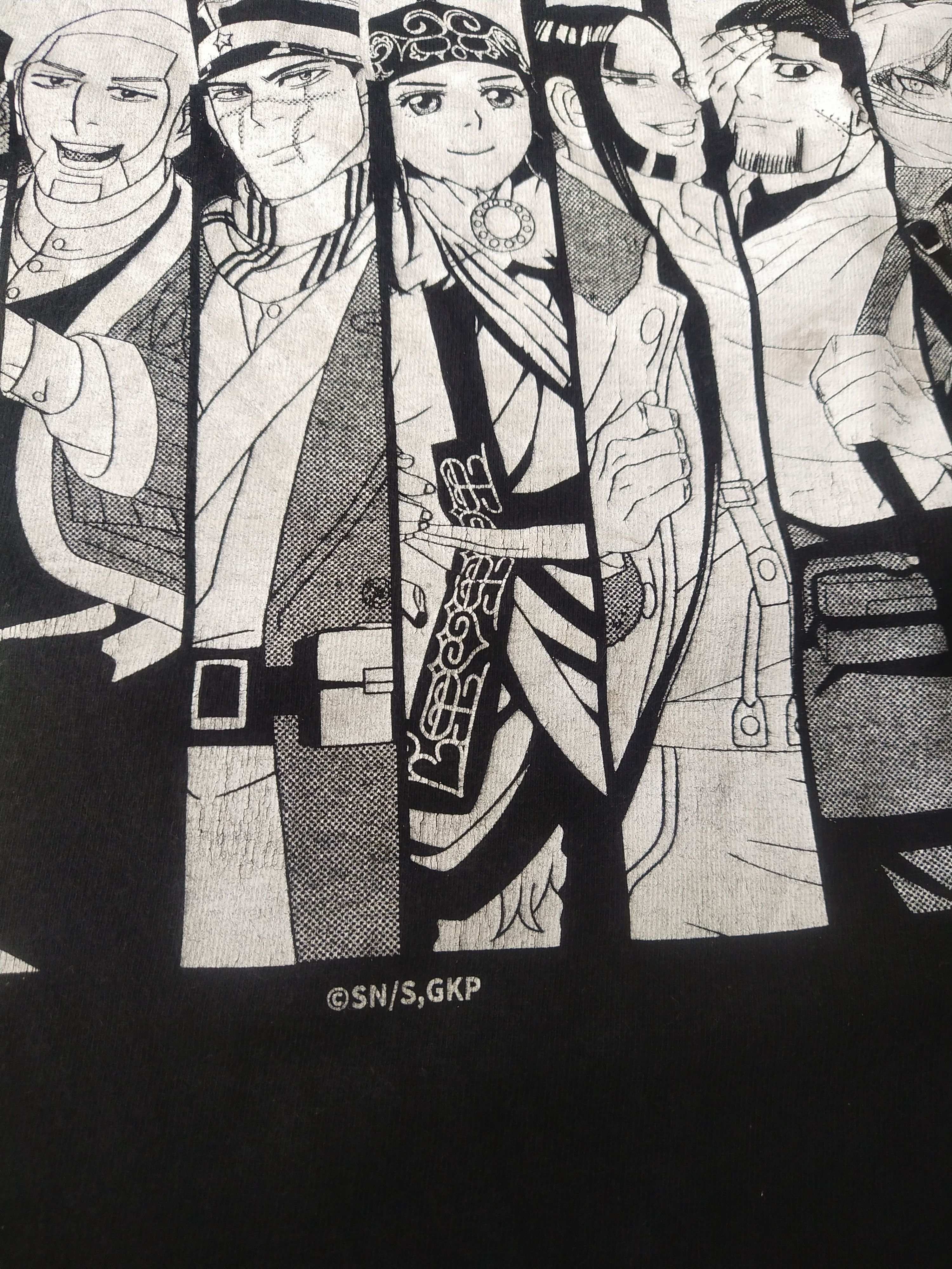 Anime Golden Kamuy Chara Art Graphic Anime Tee Size US S / EU 44-46 / 1 - 3 Thumbnail