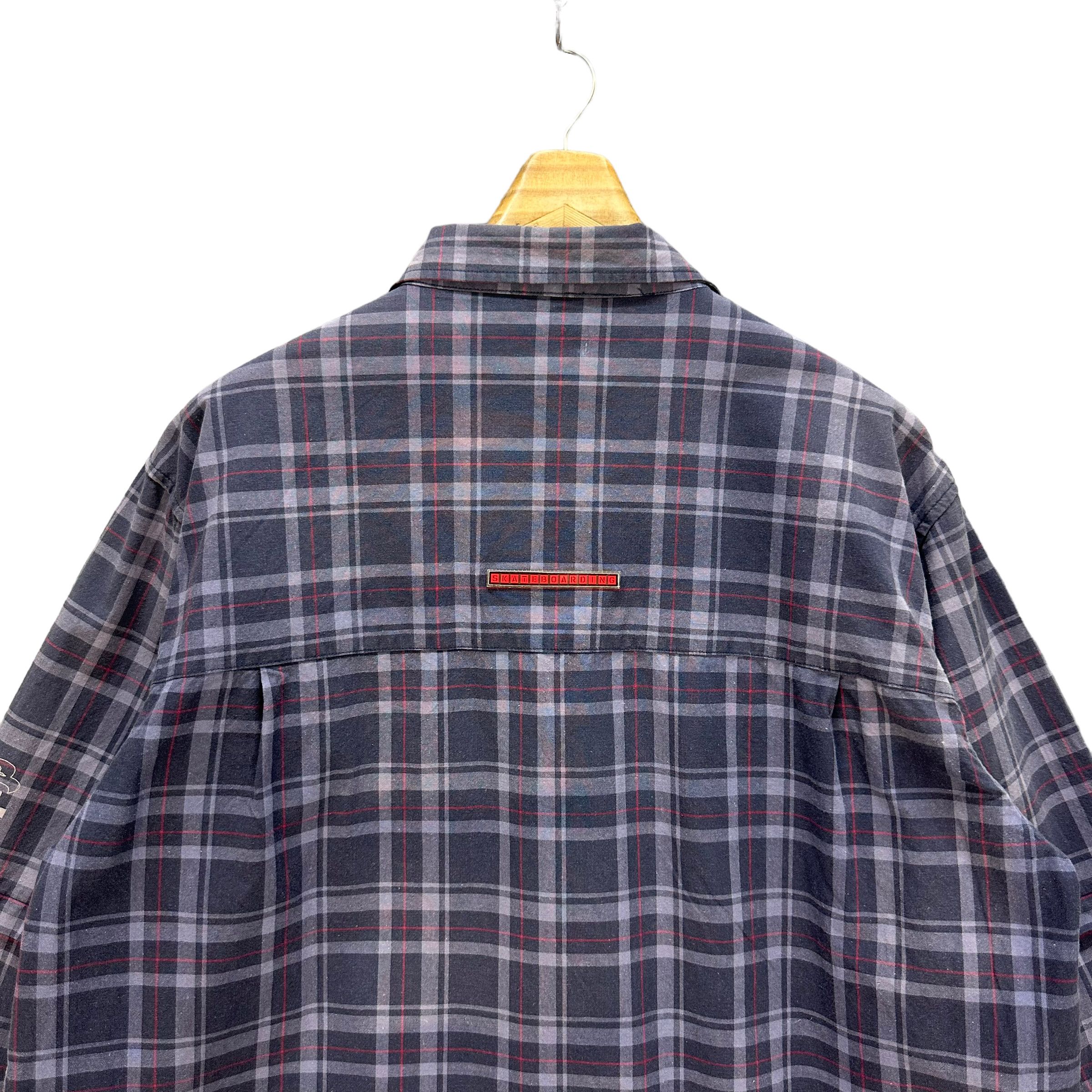 Tony Hawk TONY HAWK SKATE BOARDING CHECKED BUTTON UP SHIRT #8054-198 Size US L / EU 52-54 / 3 - 12 Thumbnail