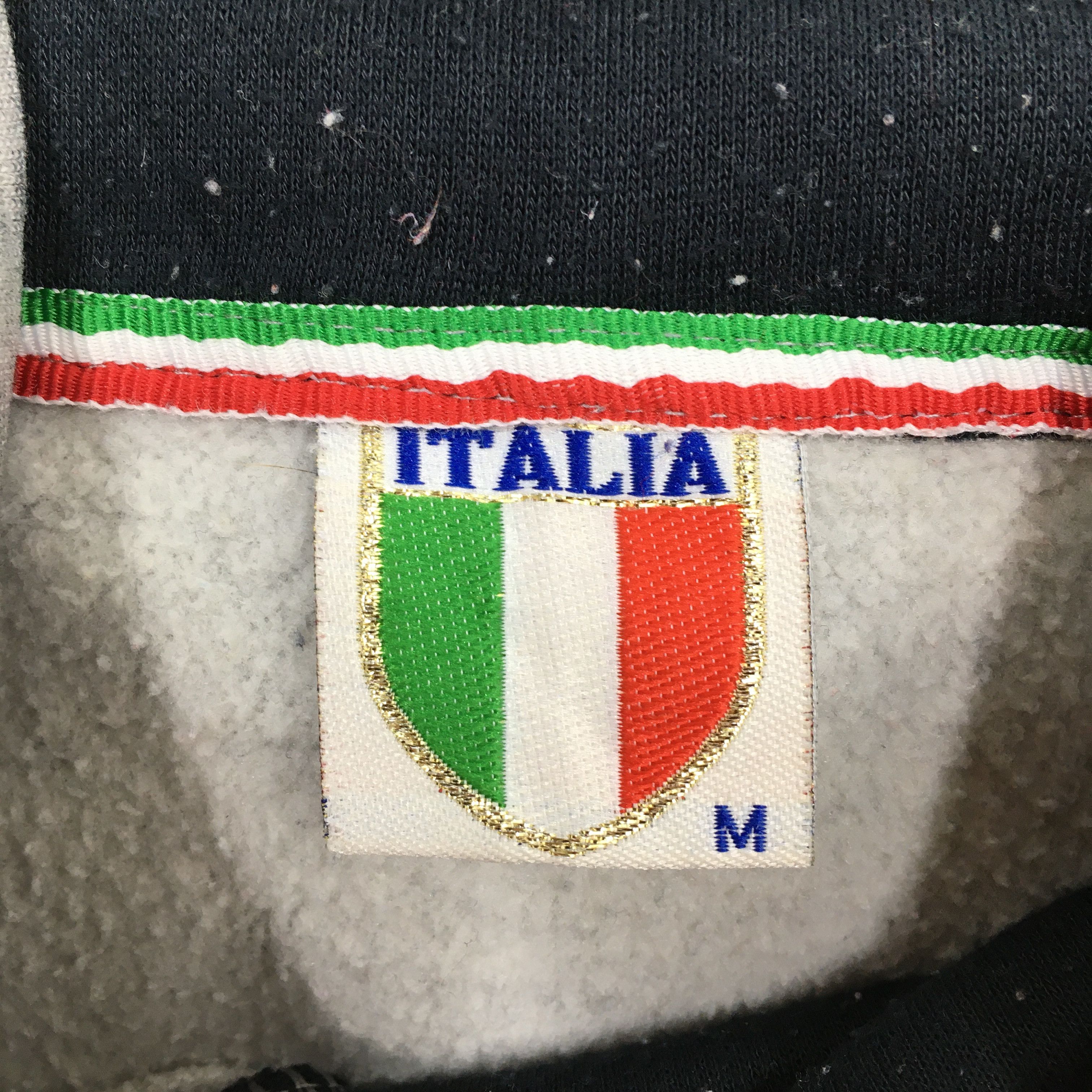 Vintage Vintage 90's Italia Gray Sweatshirts Medium Size US M / EU 48-50 / 2 - 3 Thumbnail